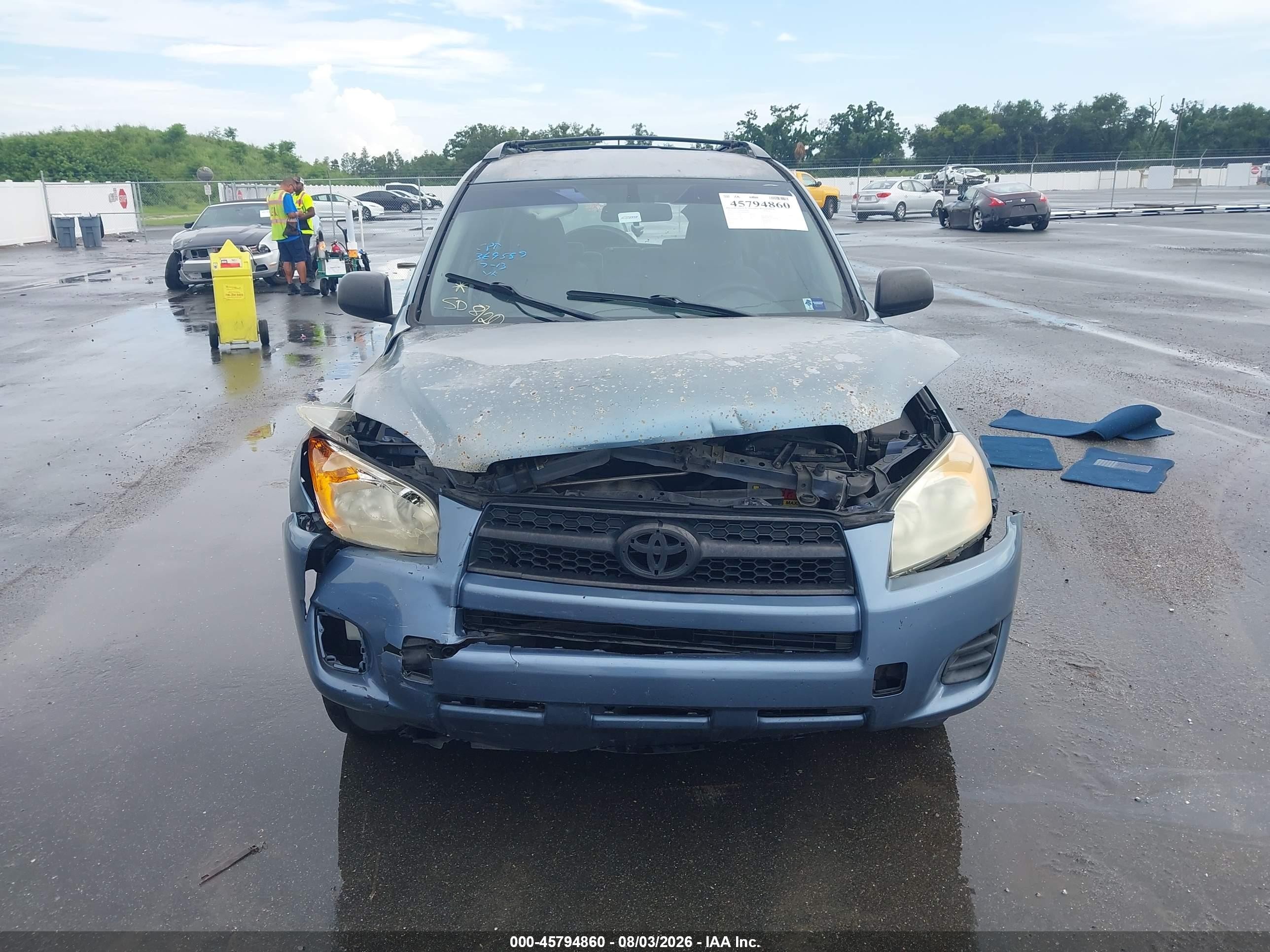 2011 Toyota Rav4   Blue vin: 2T3ZF4DV1BW084265