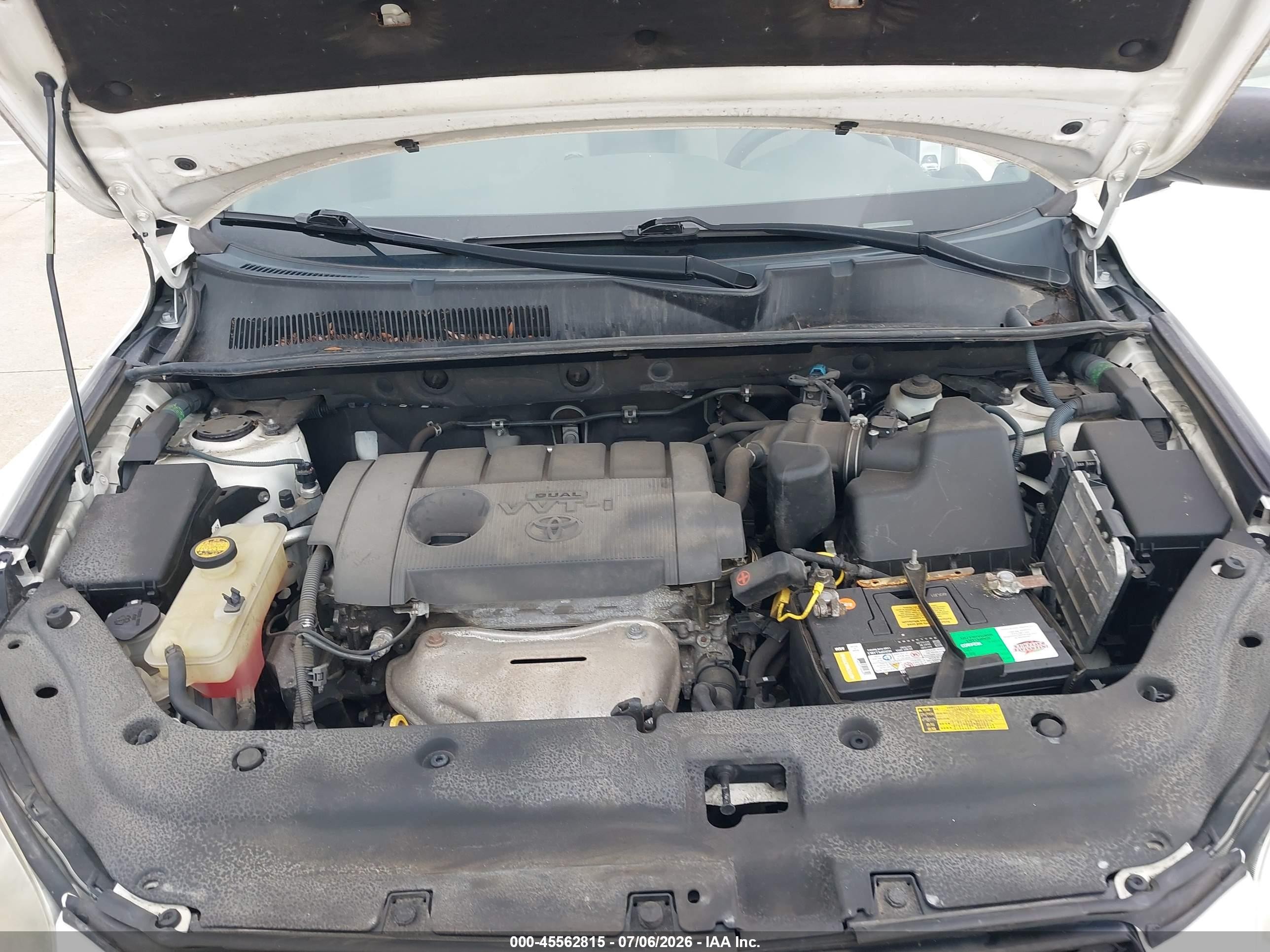 2011 Toyota Rav4   White vin: 2T3ZF4DV1BW089580