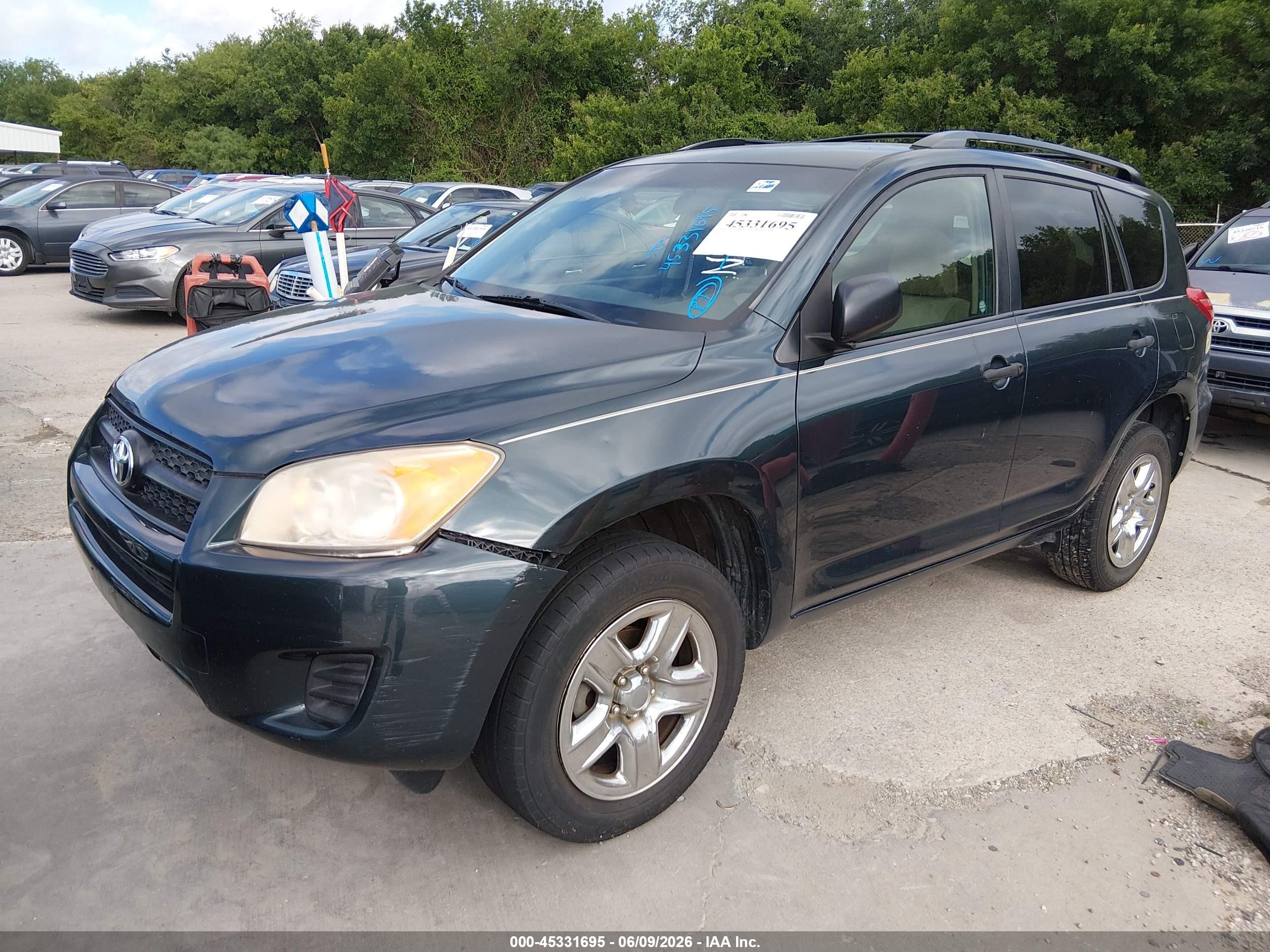 2011 Toyota Rav4   Green vin: 2T3ZF4DV1BW090843