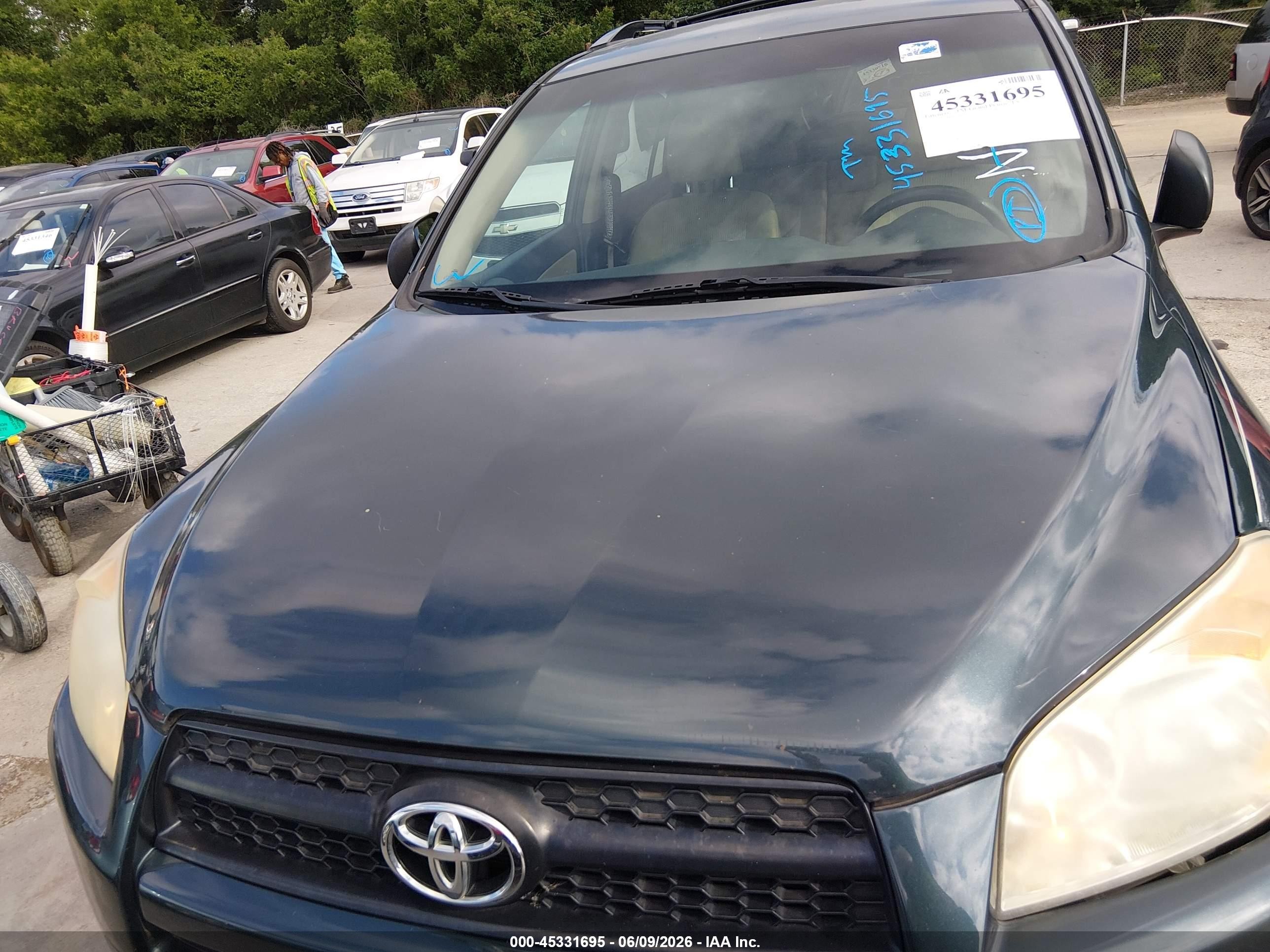 2011 Toyota Rav4   Green vin: 2T3ZF4DV1BW090843