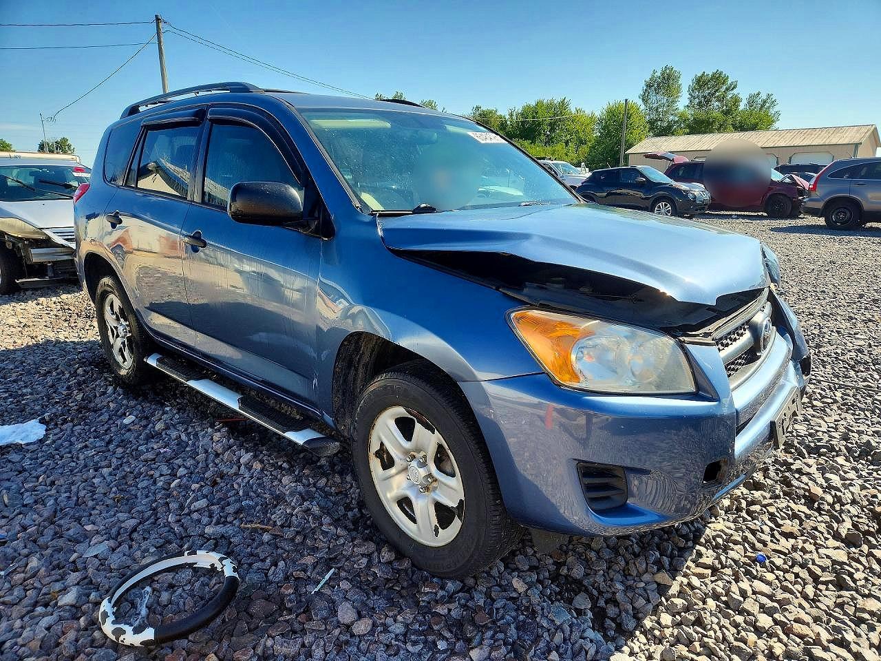 2011 Toyota Rav4 Base Blue vin: 2T3ZF4DV1BW104272