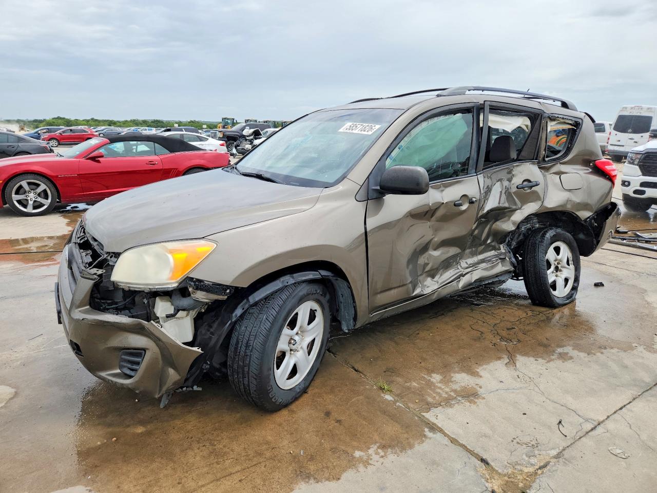 2011 Toyota Rav4 Base Brown vin: 2T3ZF4DV1BW105163