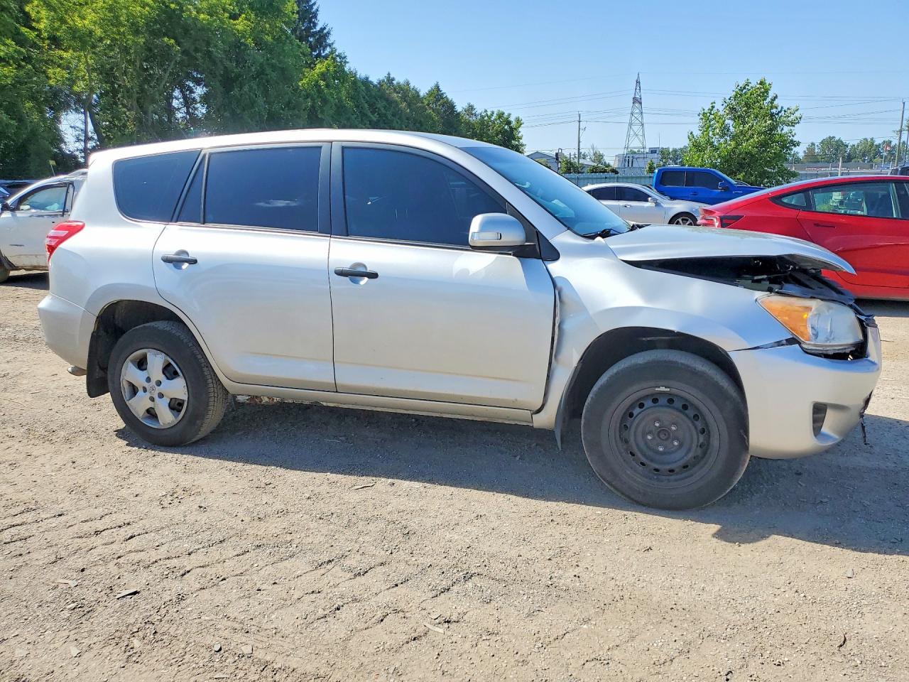 2012 Toyota Rav4 Base Silver vin: 2T3ZF4DV1CW109831
