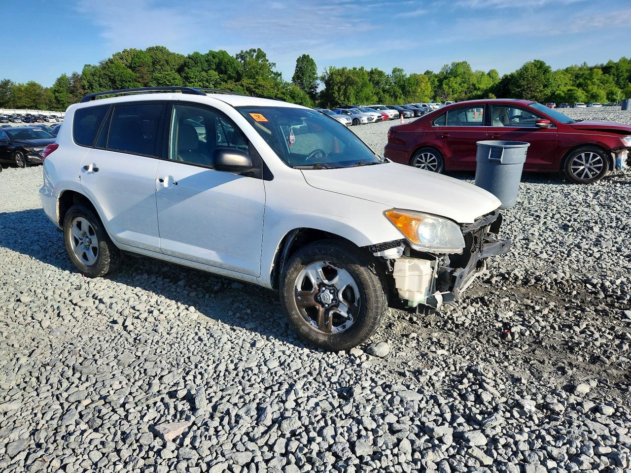 2012 Toyota Rav4 Base White vin: 2T3ZF4DV1CW128718