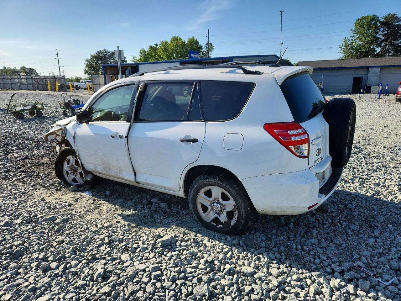 2012 Toyota Rav4 Base White vin: 2T3ZF4DV1CW128718