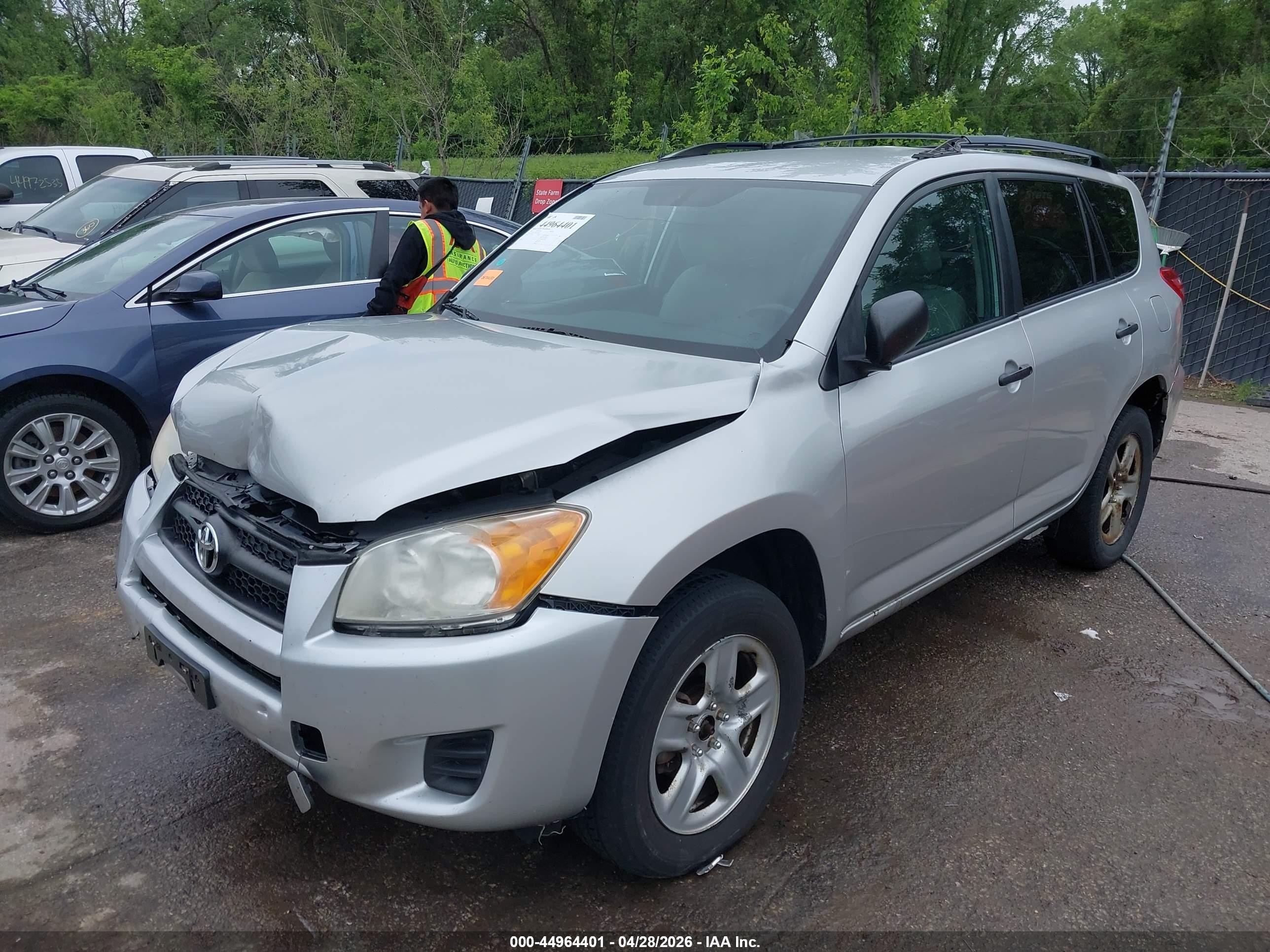 2012 Toyota Rav4   Silver vin: 2T3ZF4DV1CW138455
