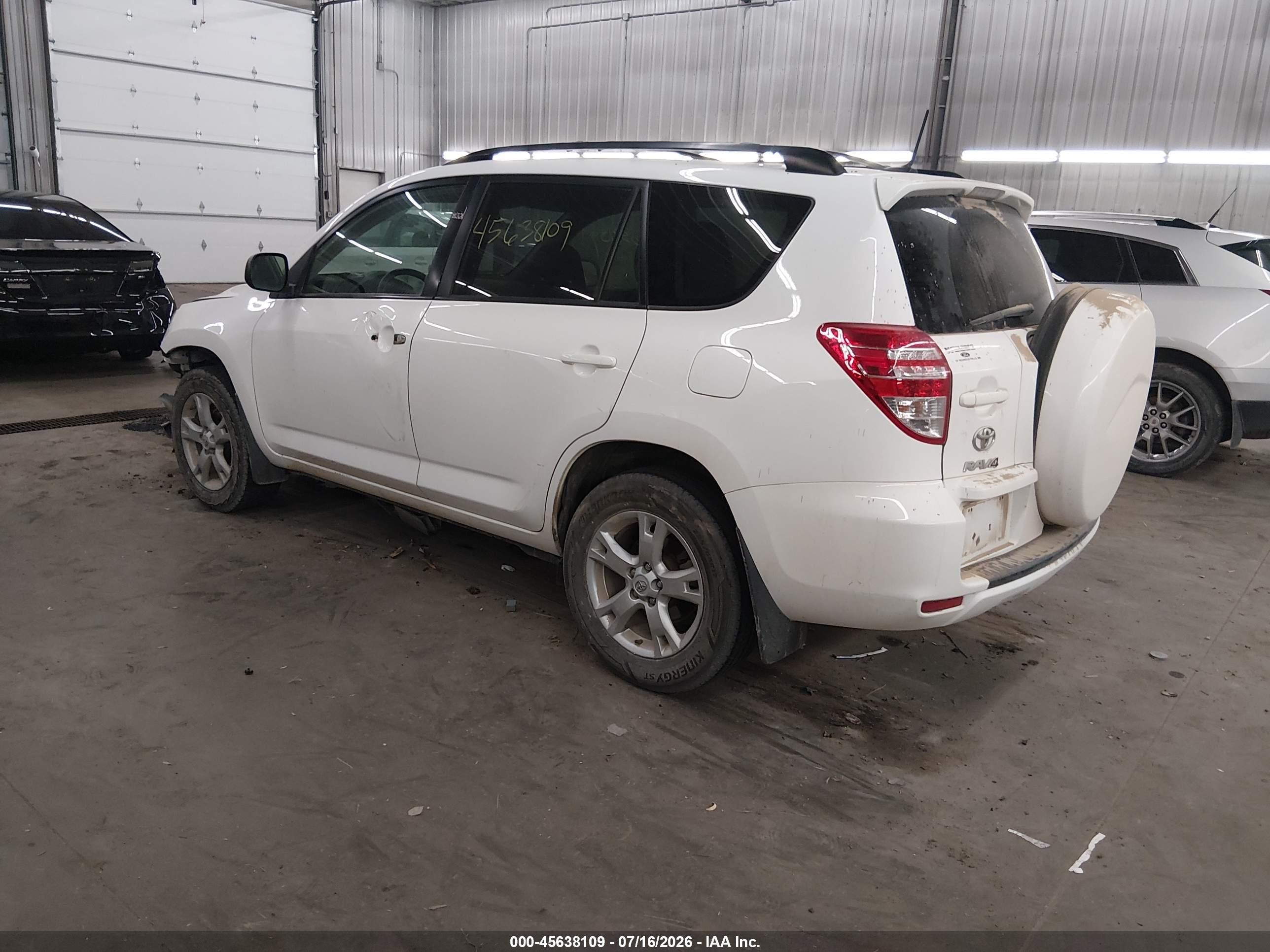 2012 Toyota Rav4   White vin: 2T3ZF4DV1CW142800