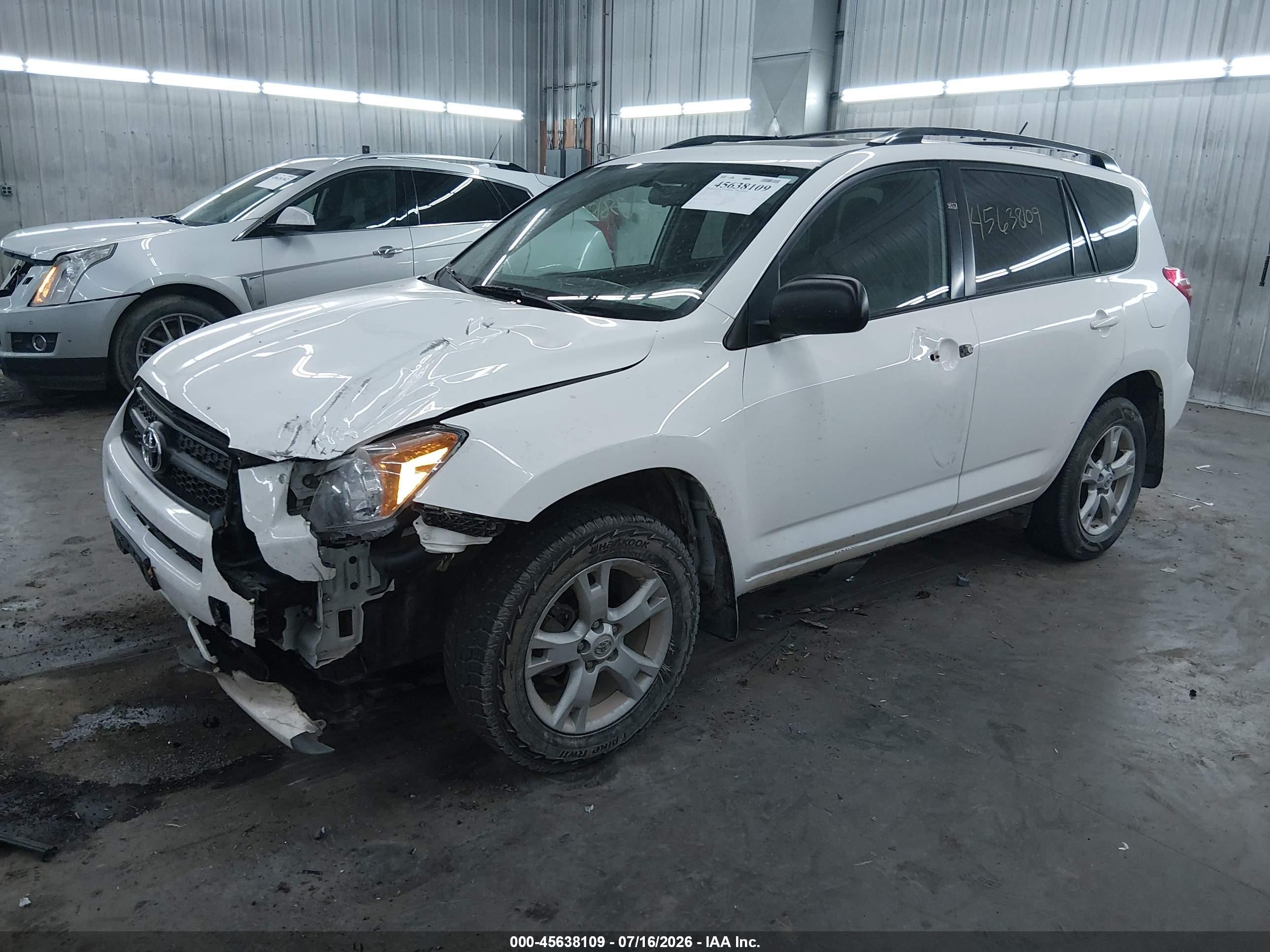 2012 Toyota Rav4   White vin: 2T3ZF4DV1CW142800