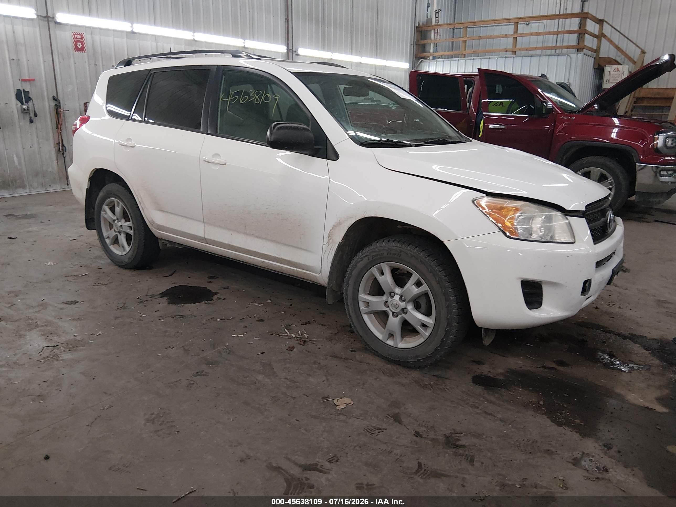 2012 Toyota Rav4   White vin: 2T3ZF4DV1CW142800
