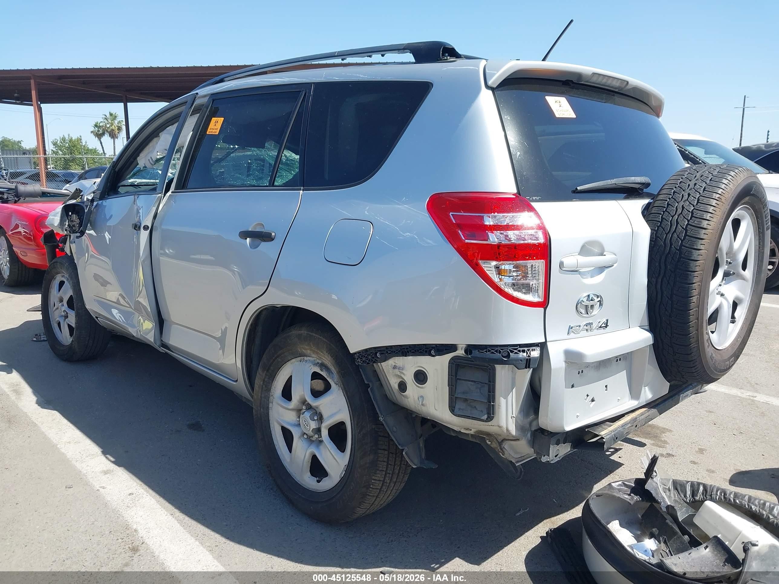 2012 Toyota Rav4   Silver vin: 2T3ZF4DV1CW147592