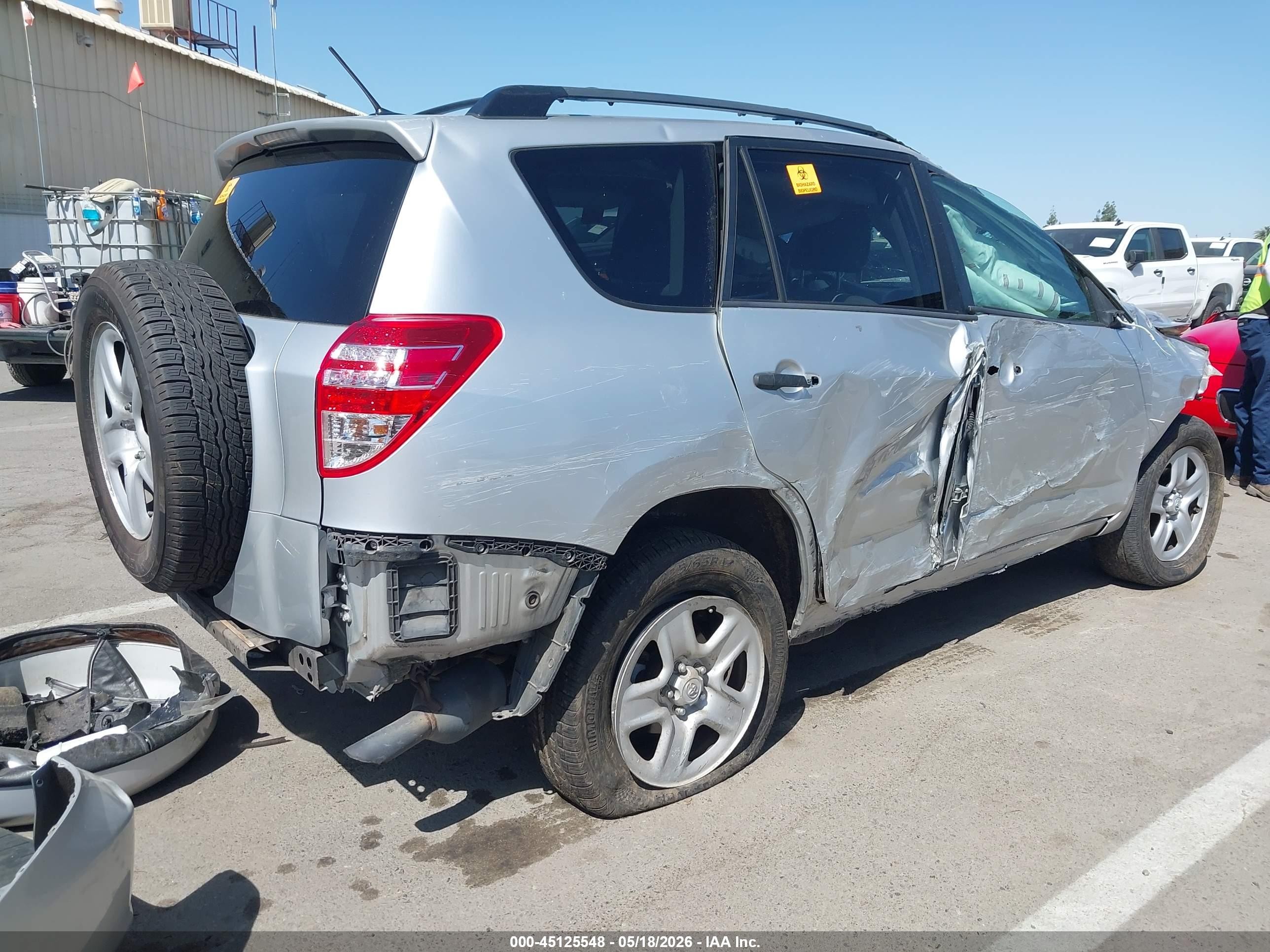 2012 Toyota Rav4   Silver vin: 2T3ZF4DV1CW147592