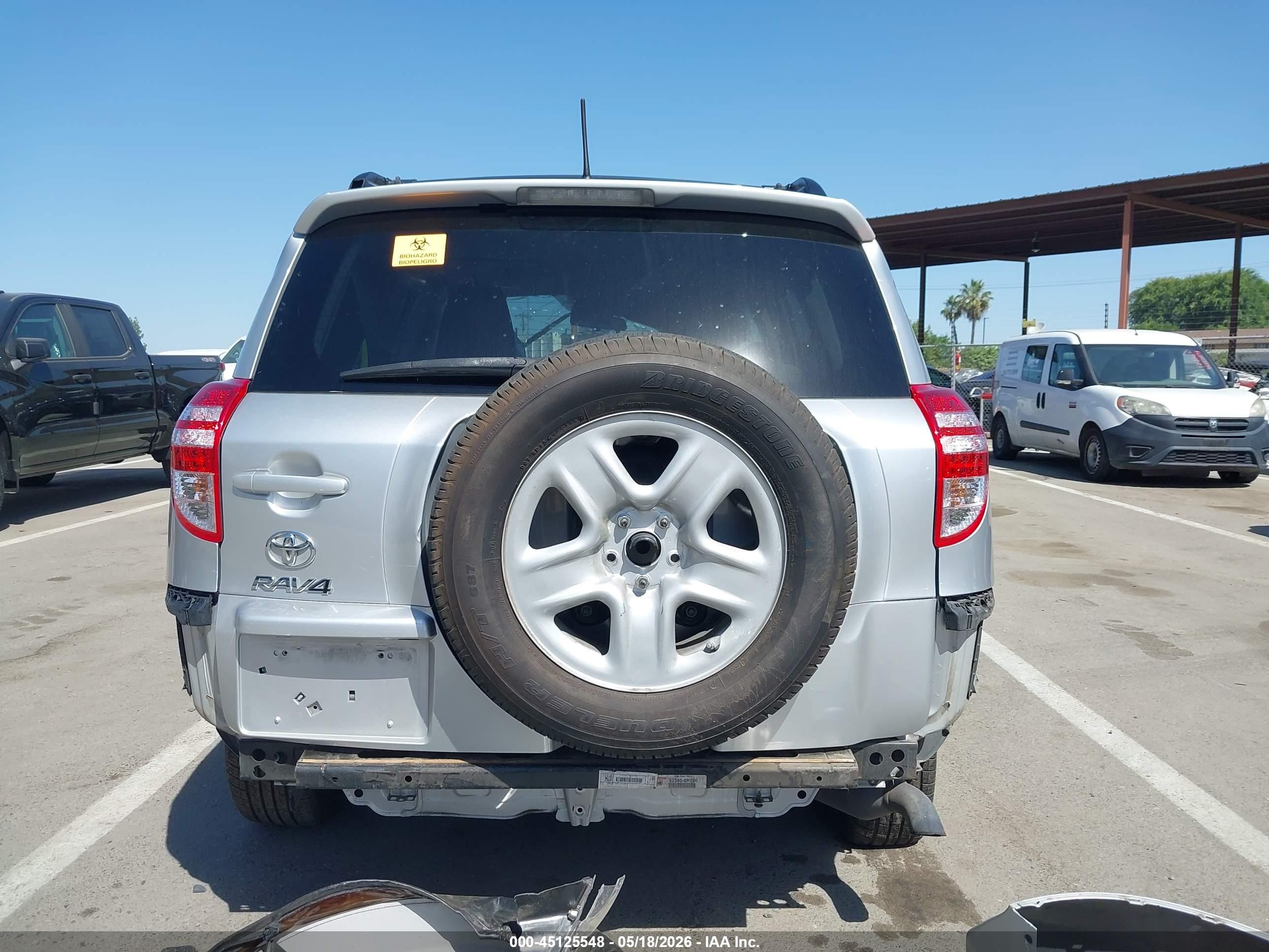 2012 Toyota Rav4   Silver vin: 2T3ZF4DV1CW147592