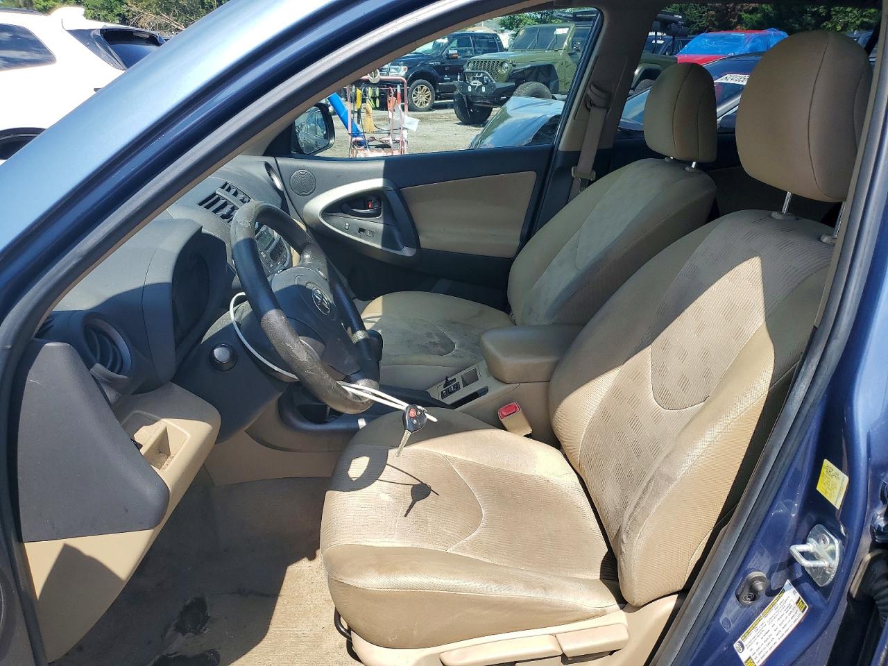 2010 Toyota Rav4 Base Blue vin: 2T3ZF4DV2AW040774