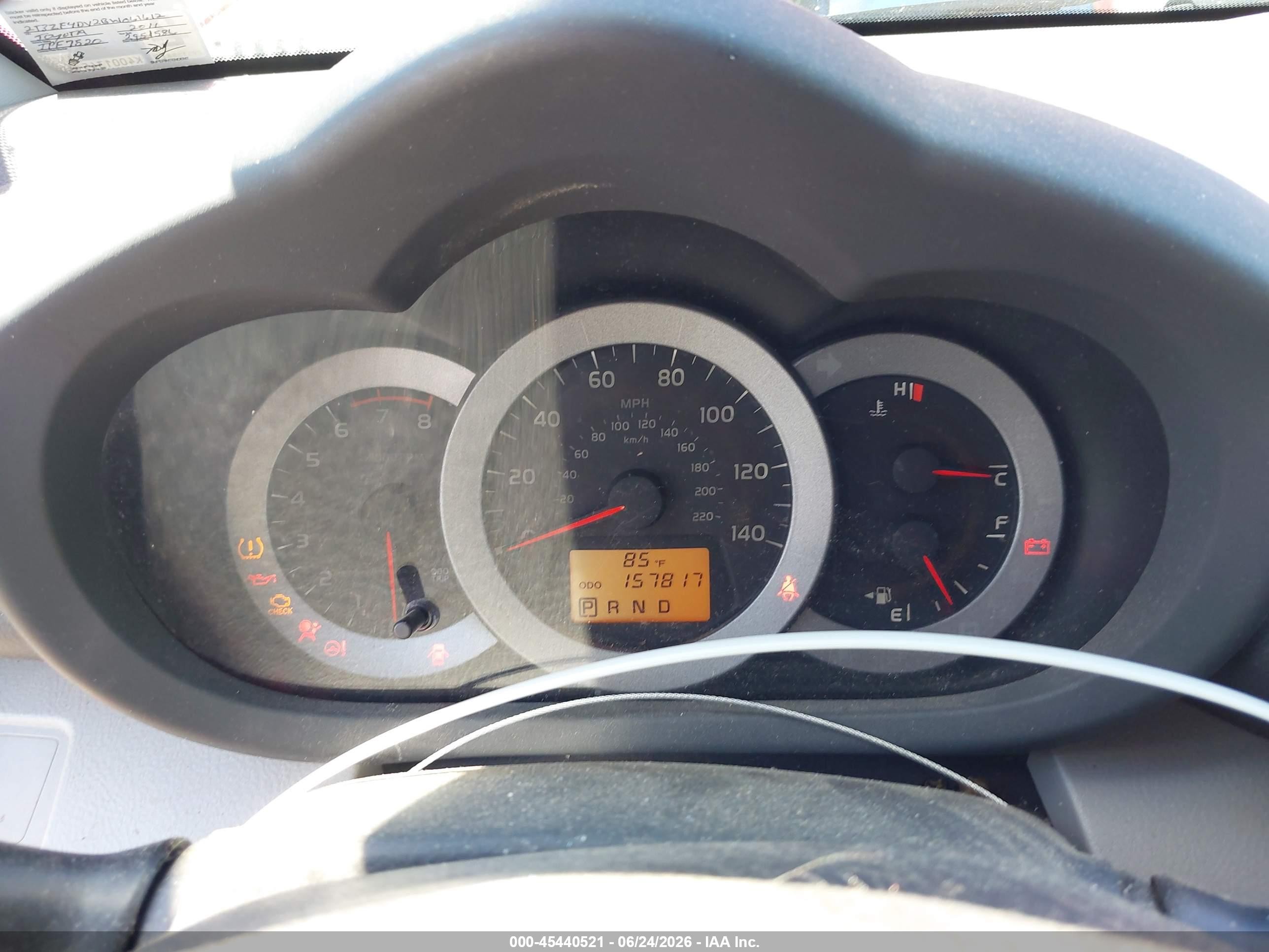 2011 Toyota Rav4   Red vin: 2T3ZF4DV2BW061612