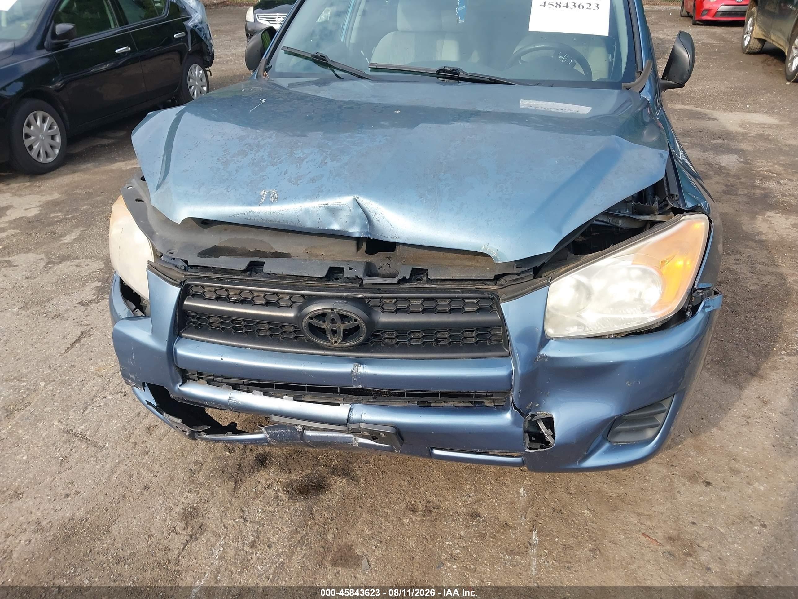 2011 Toyota Rav4   Light Blue vin: 2T3ZF4DV2BW063652