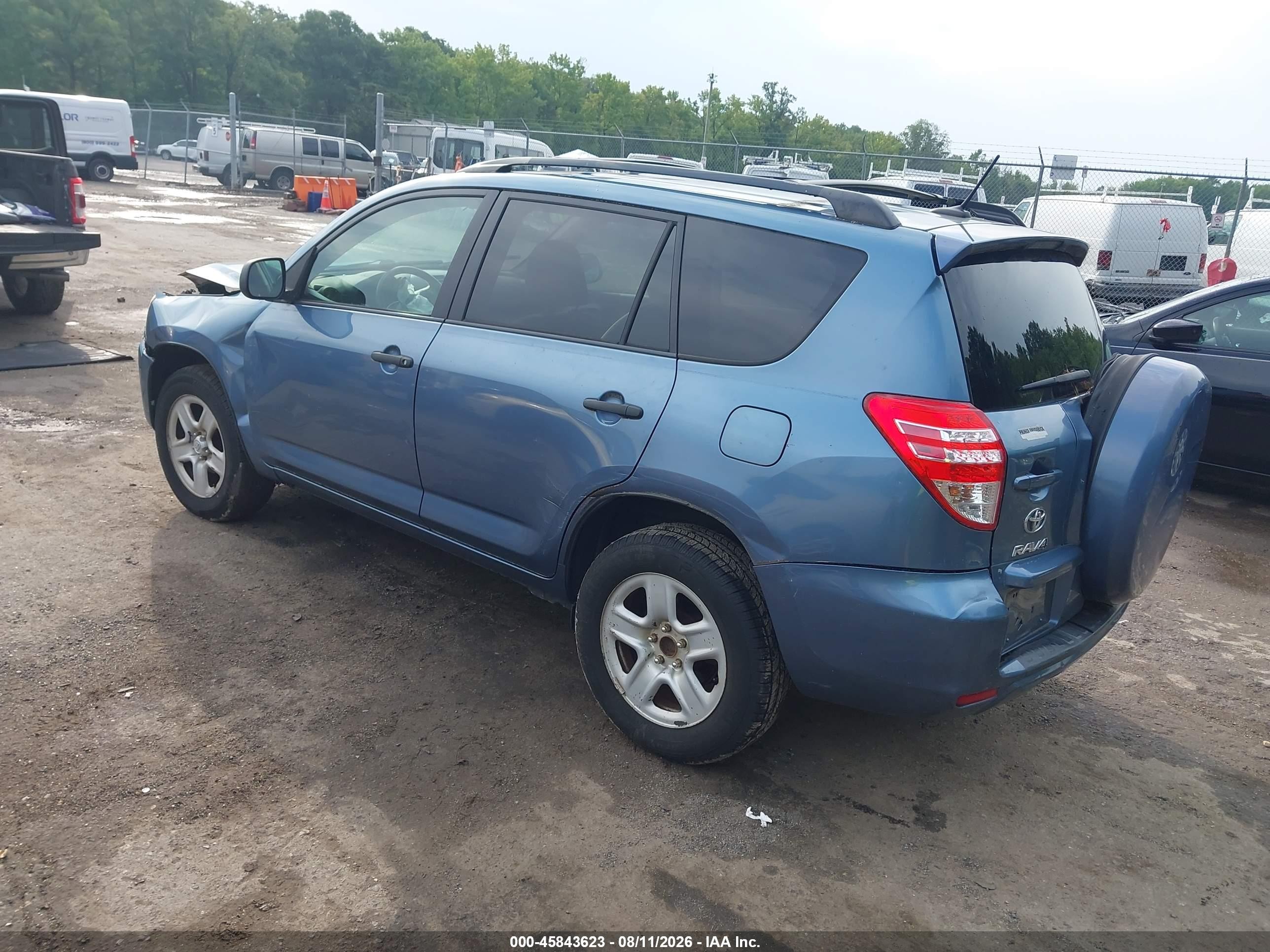 2011 Toyota Rav4   Light Blue vin: 2T3ZF4DV2BW063652