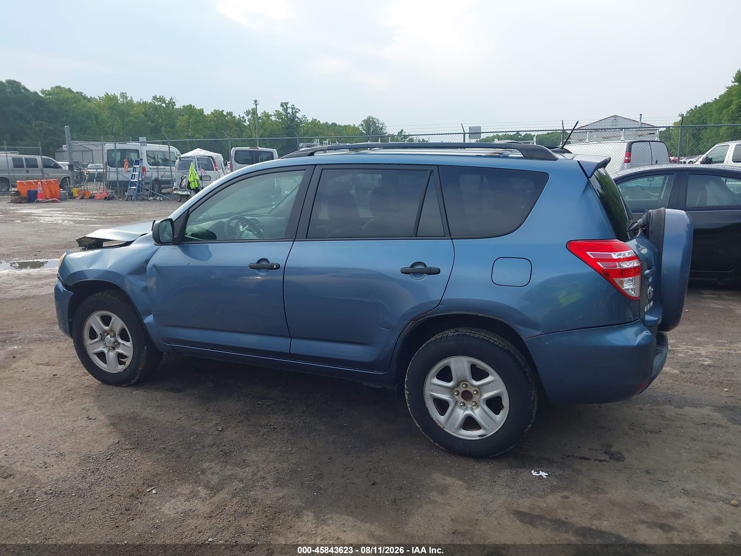 2011 Toyota Rav4   Light Blue vin: 2T3ZF4DV2BW063652