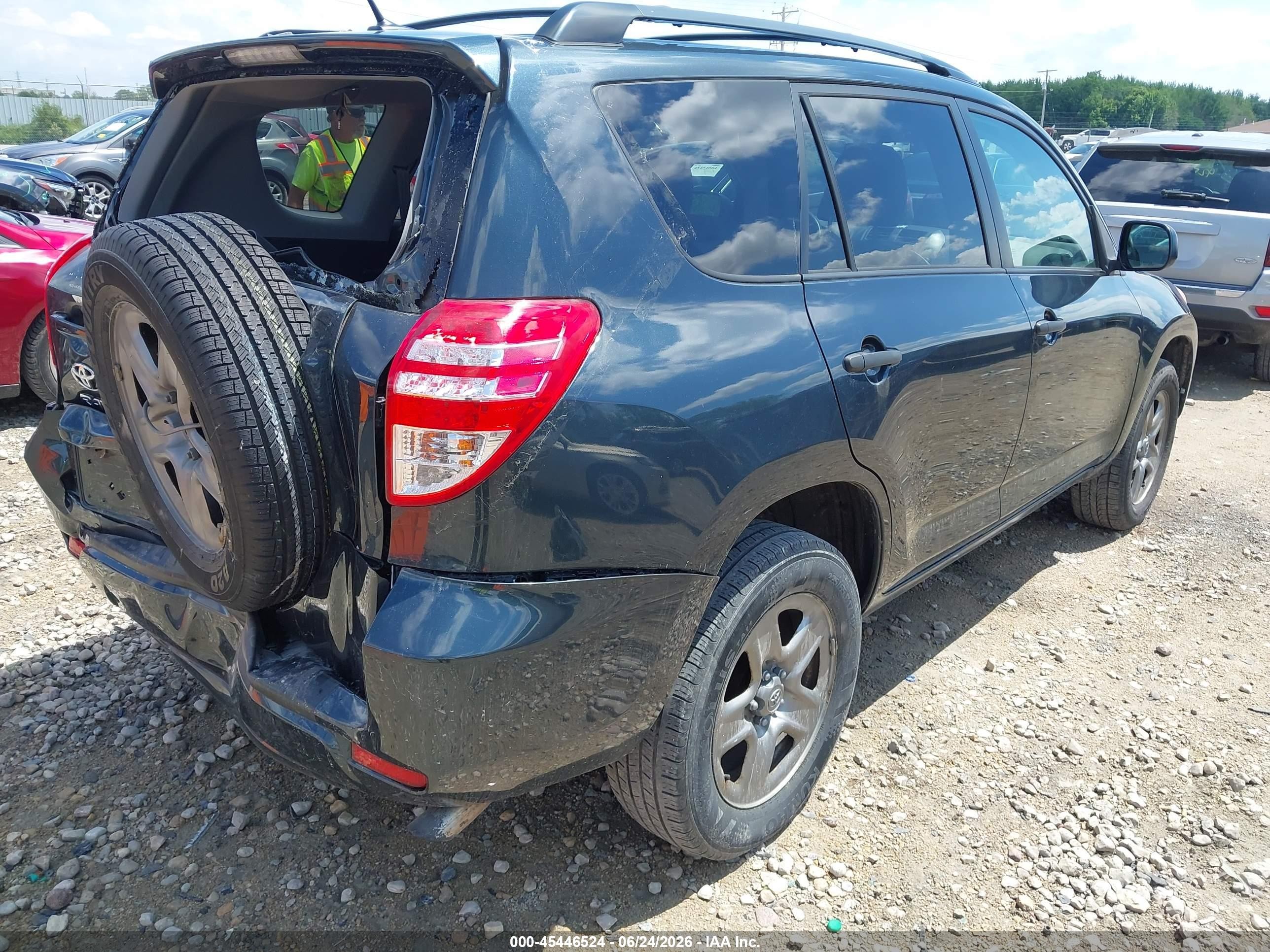 2011 Toyota Rav4   Синий vin: 2T3ZF4DV2BW077342