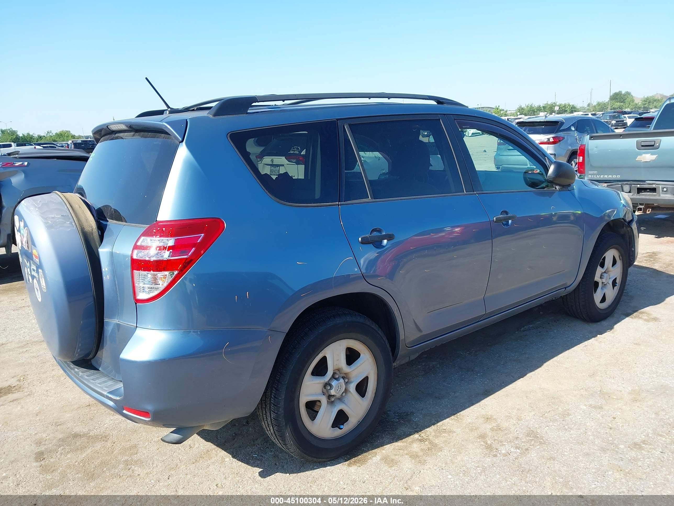 2011 Toyota Rav4   Light Blue vin: 2T3ZF4DV2BW085554