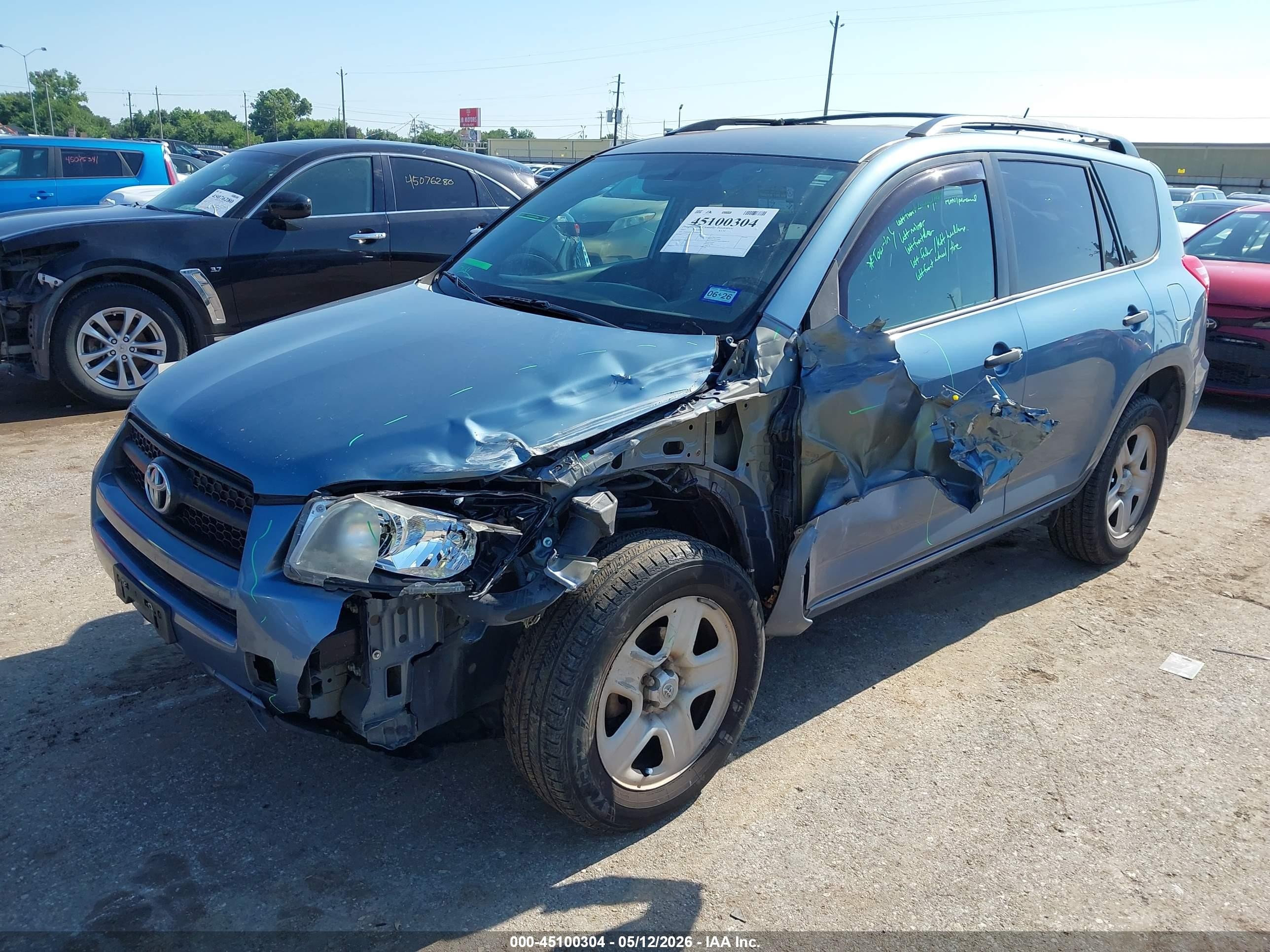 2011 Toyota Rav4   Light Blue vin: 2T3ZF4DV2BW085554