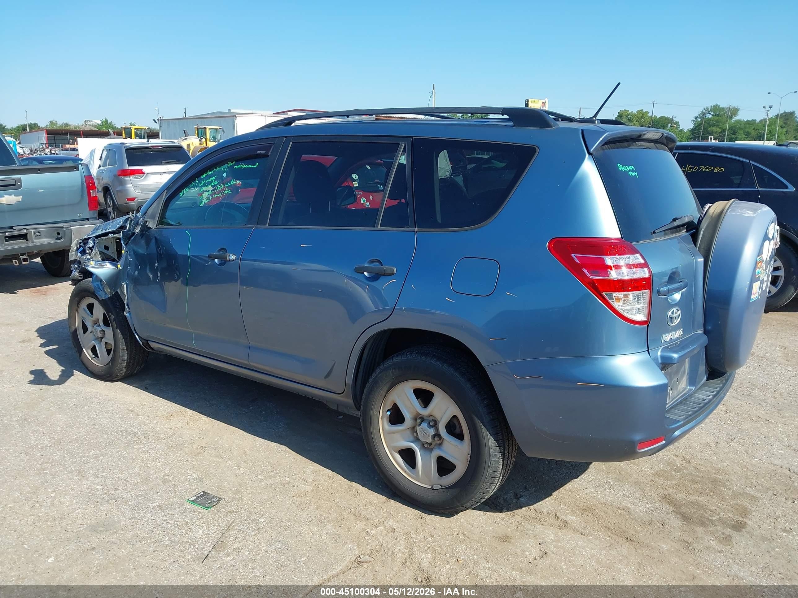 2011 Toyota Rav4   Light Blue vin: 2T3ZF4DV2BW085554