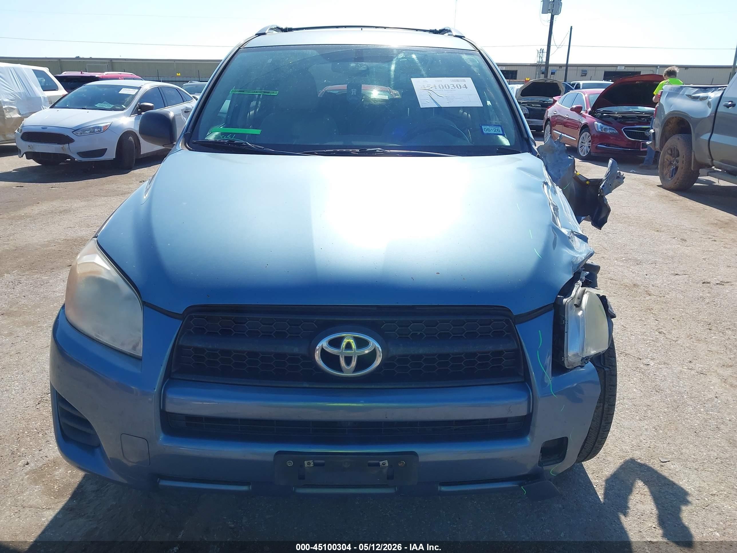 2011 Toyota Rav4   Light Blue vin: 2T3ZF4DV2BW085554