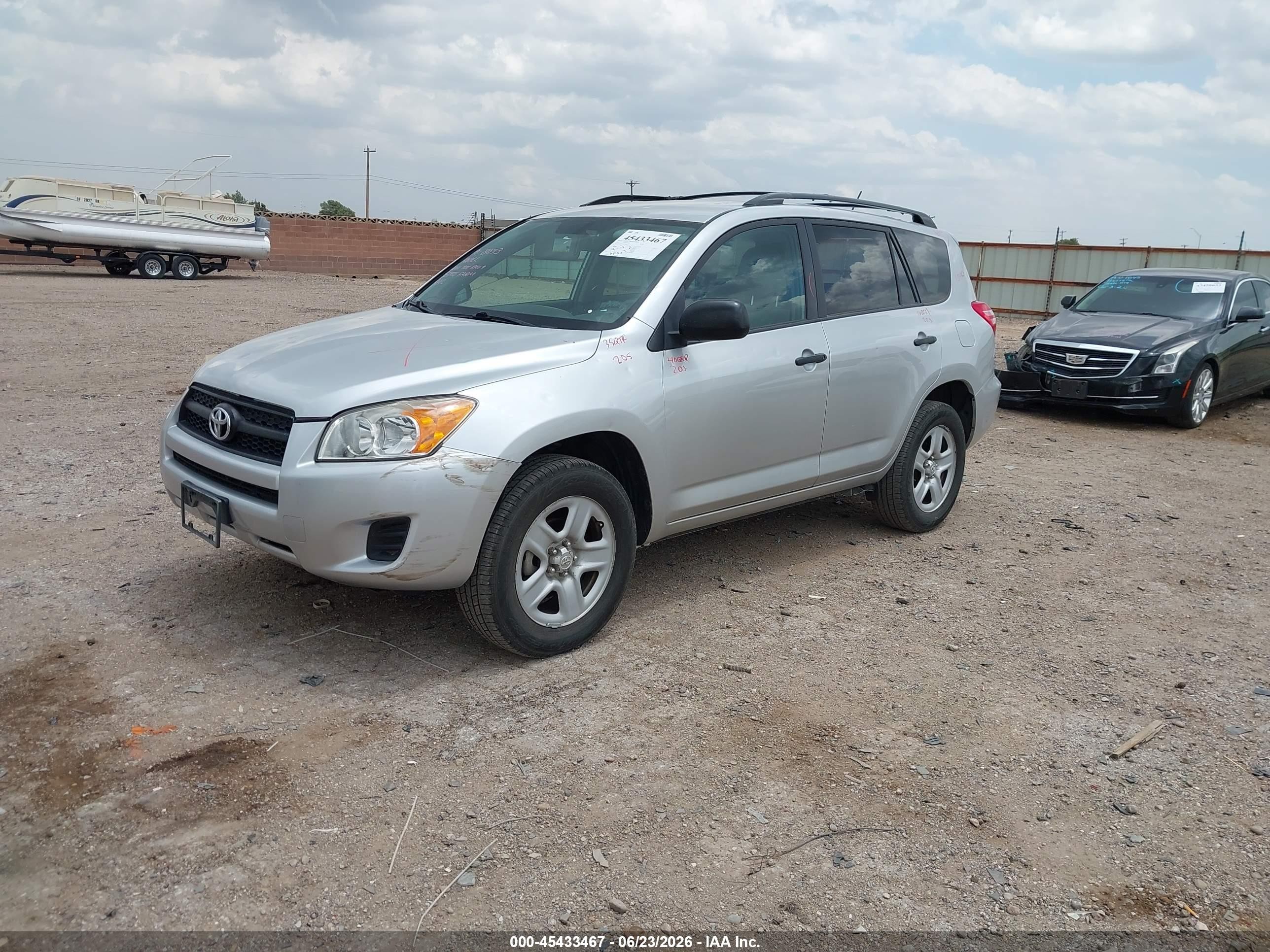 2011 Toyota Rav4   Silver vin: 2T3ZF4DV2BW086011