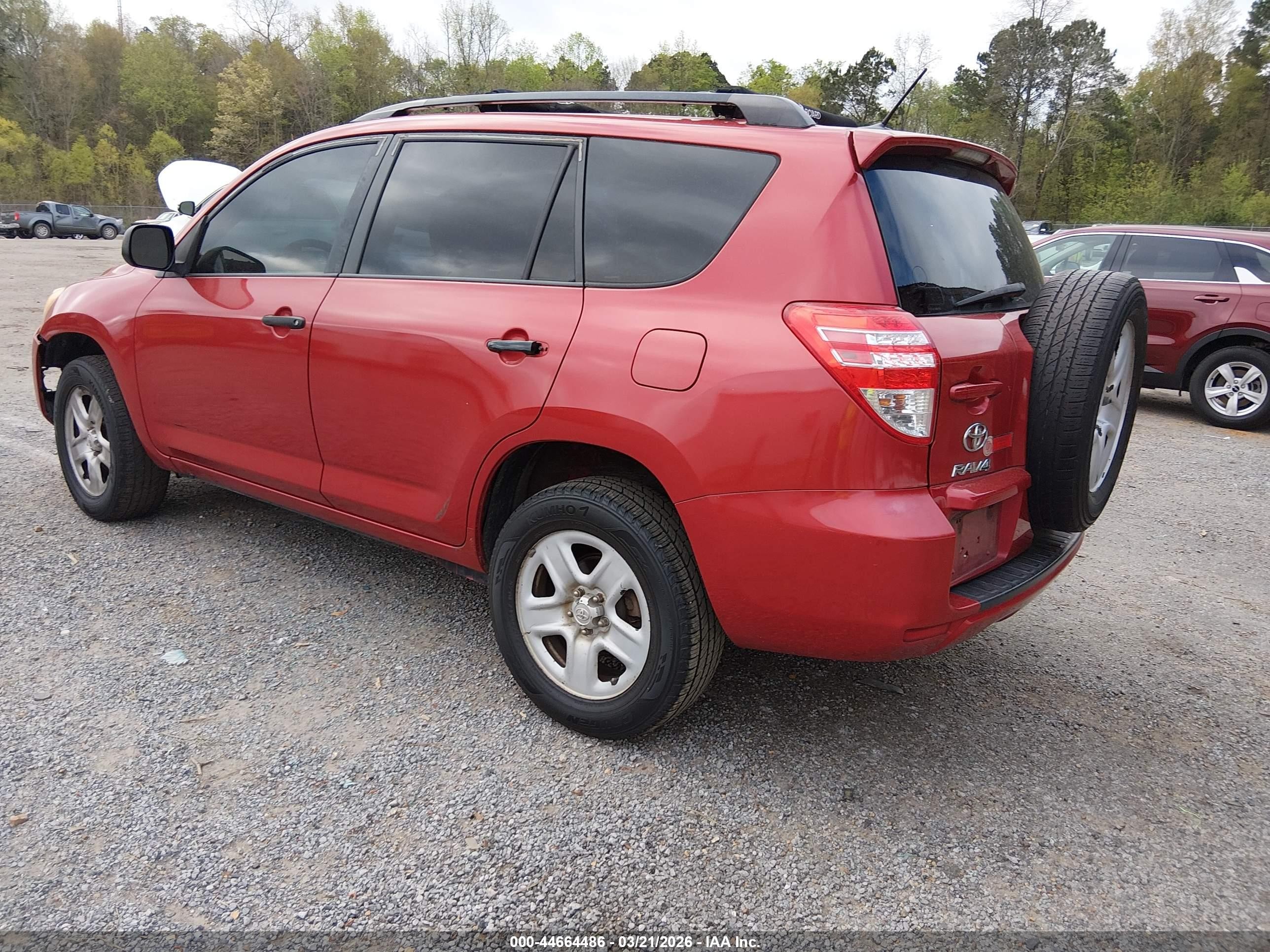 2011 Toyota Rav4 Red vin: 2T3ZF4DV2BW090561