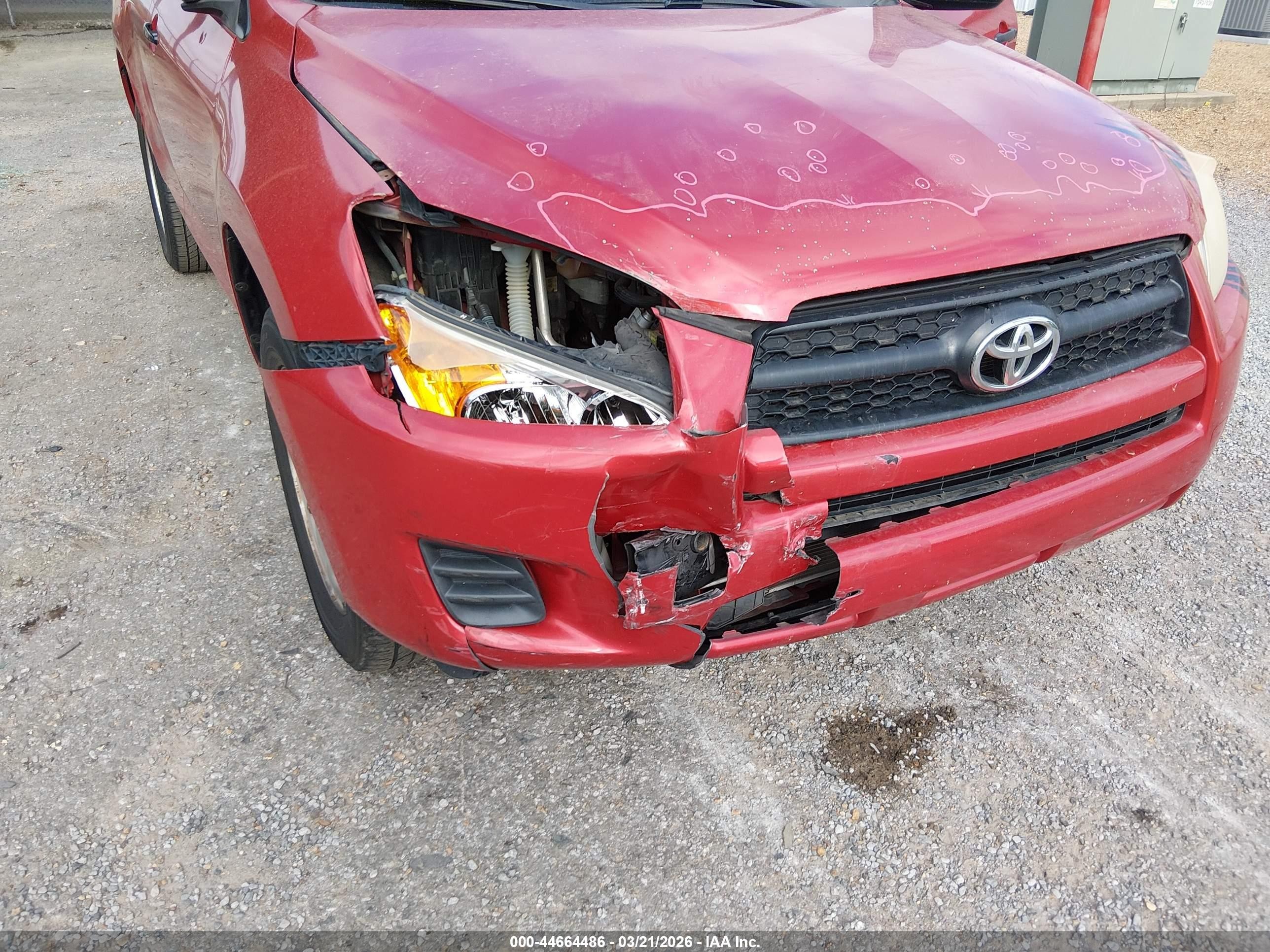 2011 Toyota Rav4 Red vin: 2T3ZF4DV2BW090561