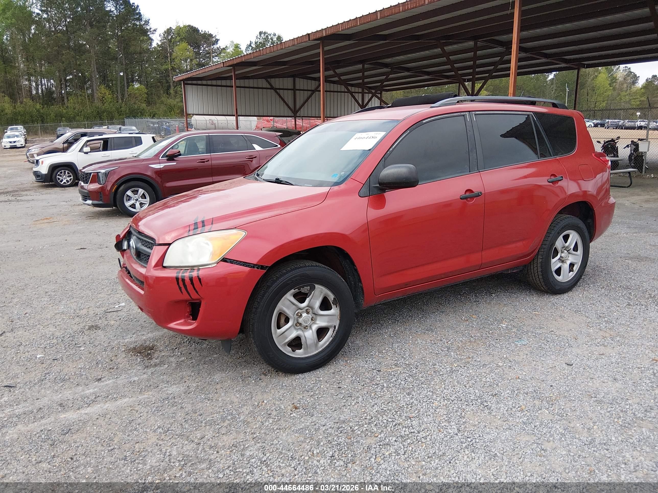 2011 Toyota Rav4 Red vin: 2T3ZF4DV2BW090561