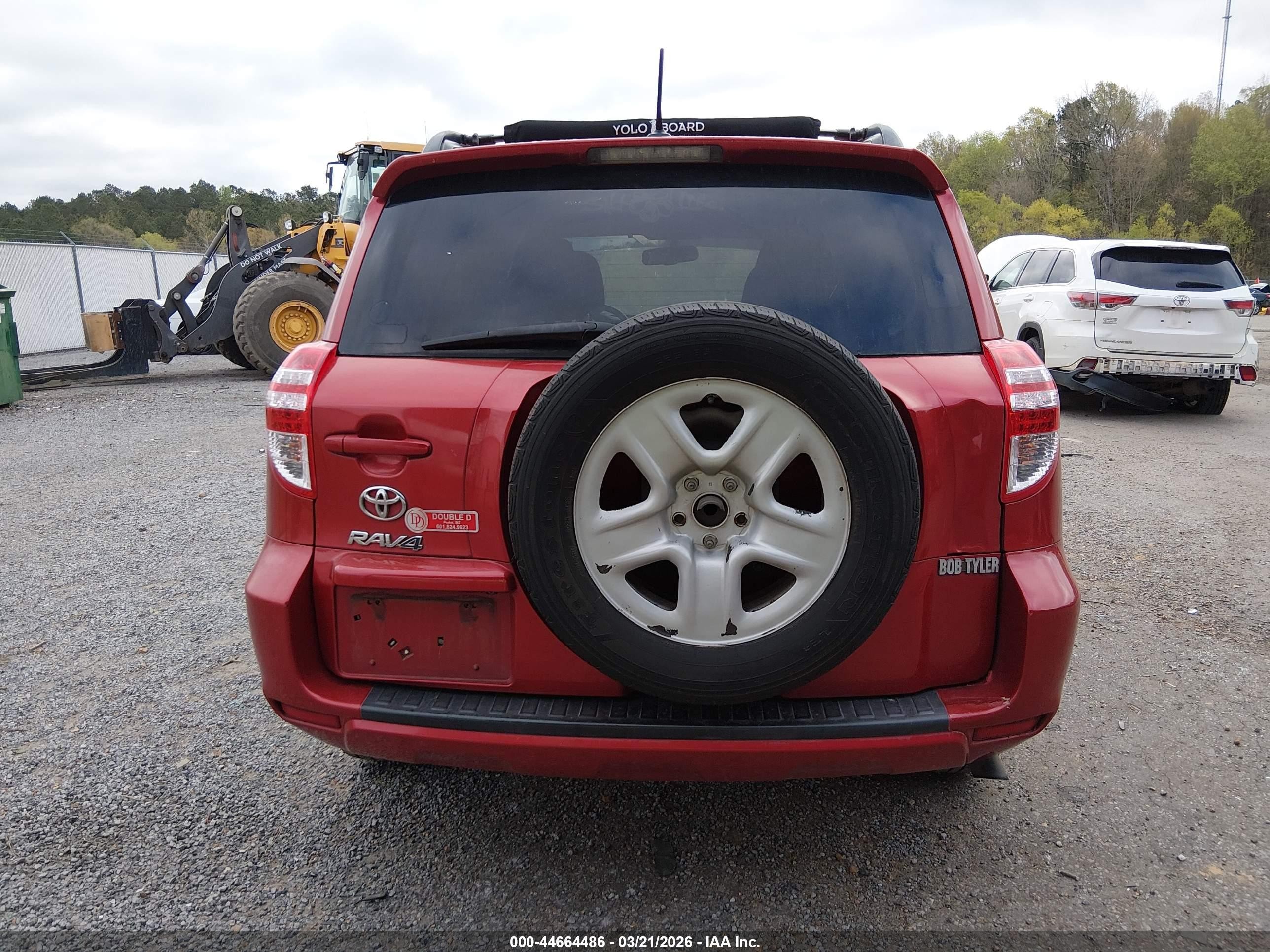 2011 Toyota Rav4 Red vin: 2T3ZF4DV2BW090561