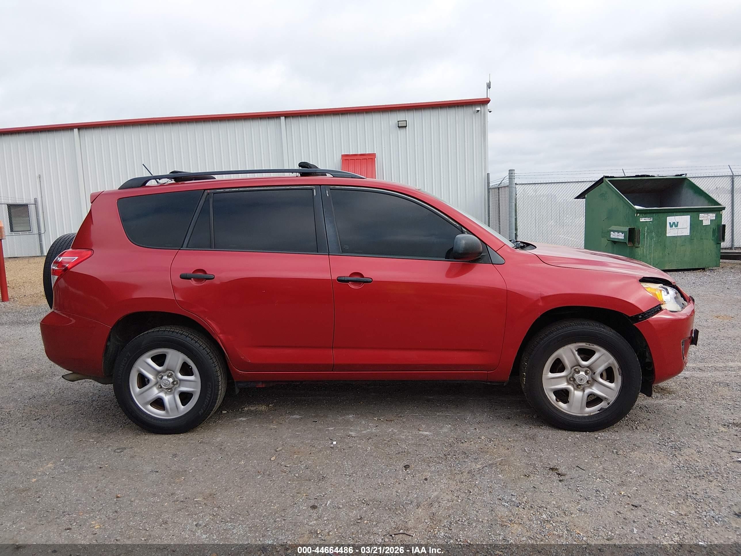 2011 Toyota Rav4 Red vin: 2T3ZF4DV2BW090561