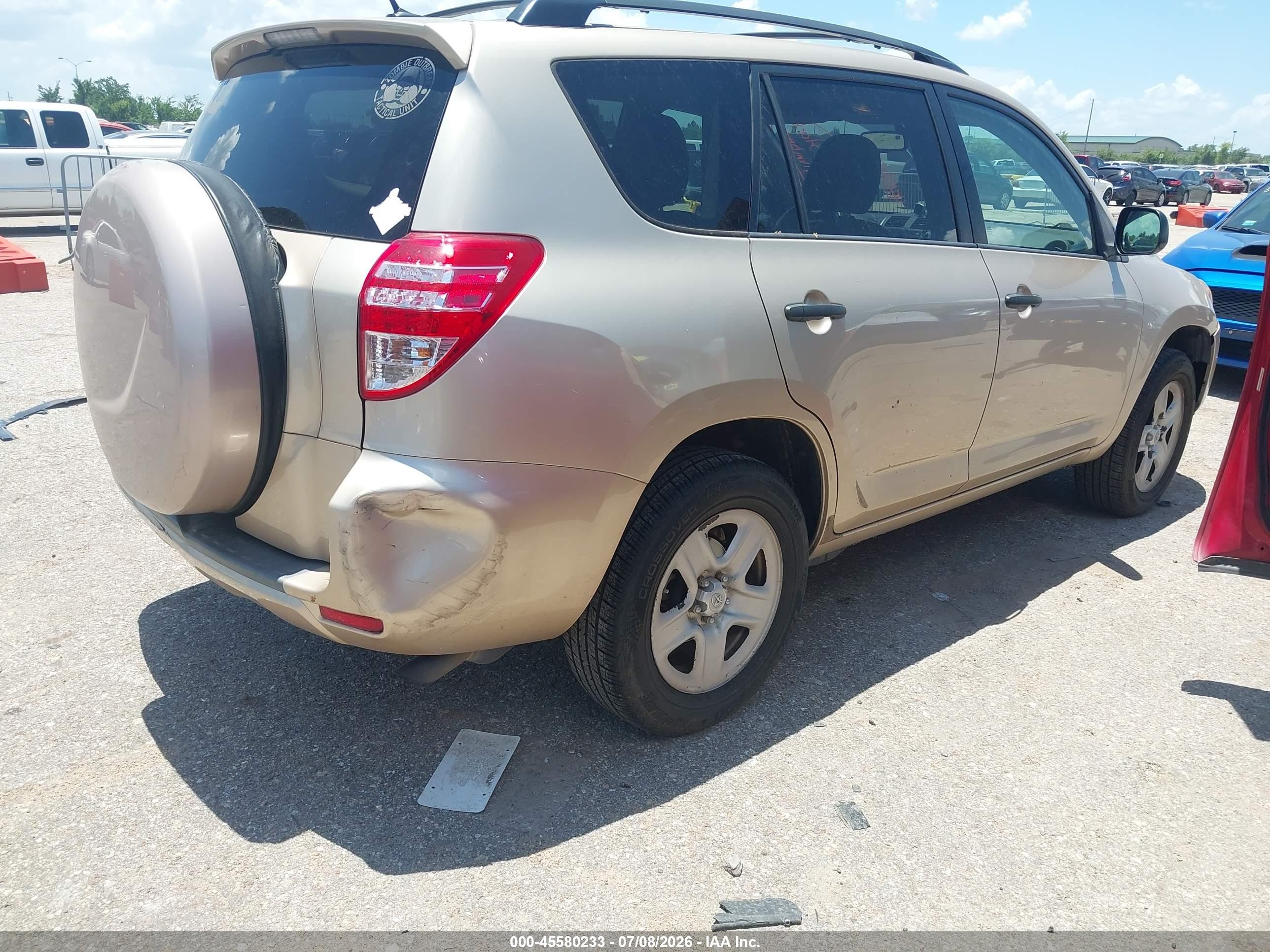 2011 Toyota Rav4   Gold vin: 2T3ZF4DV2BW092374