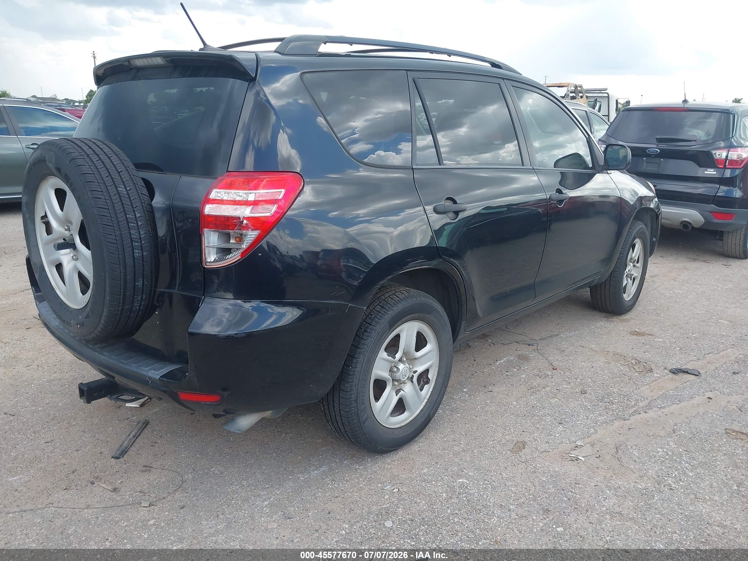 2011 Toyota Rav4   Черный vin: 2T3ZF4DV2BW095193