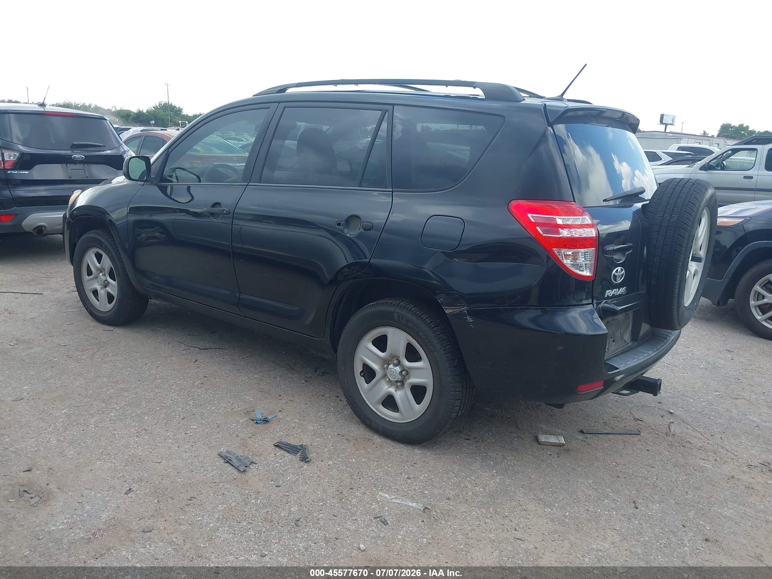2011 Toyota Rav4   Черный vin: 2T3ZF4DV2BW095193