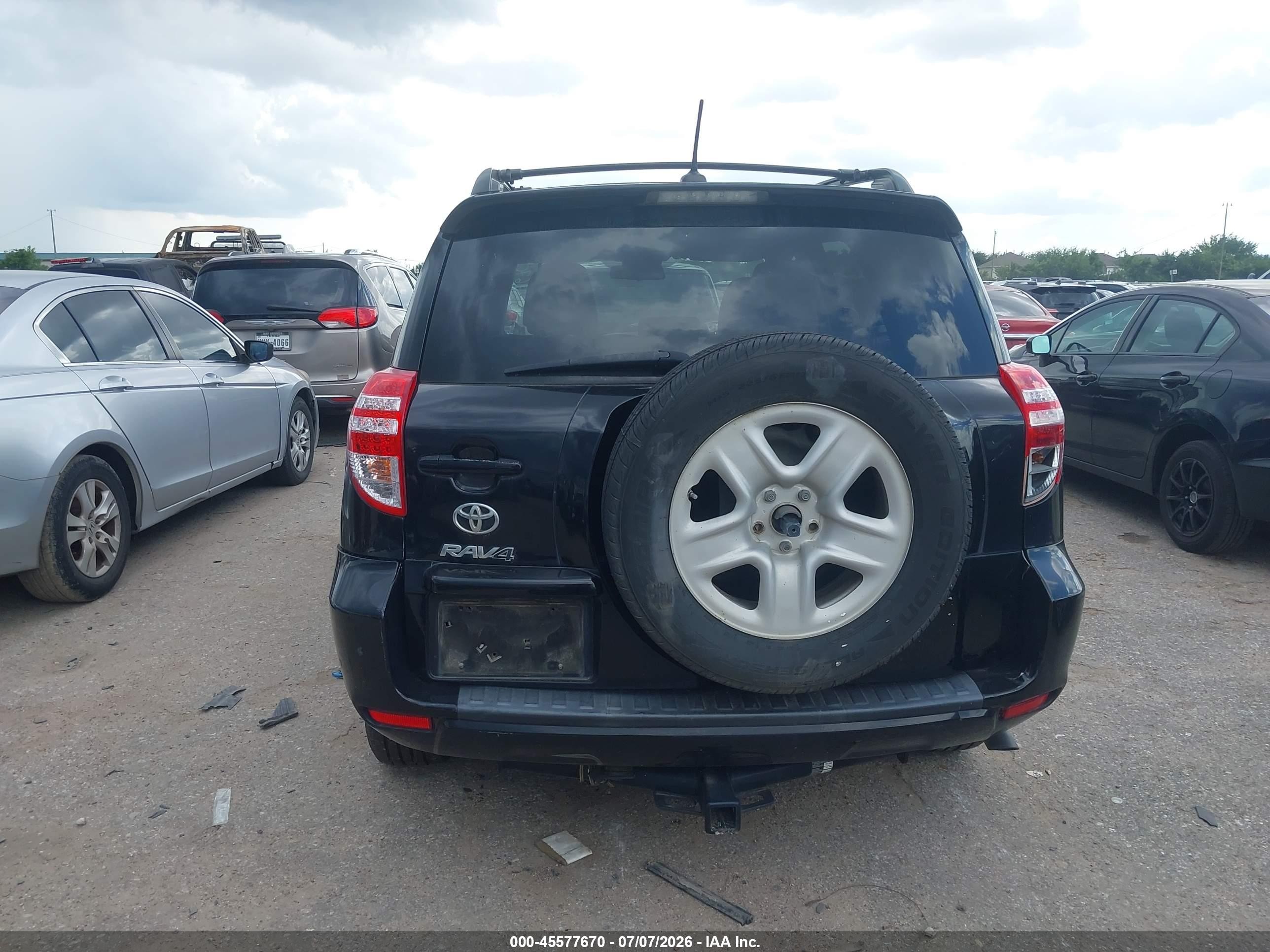 2011 Toyota Rav4   Черный vin: 2T3ZF4DV2BW095193