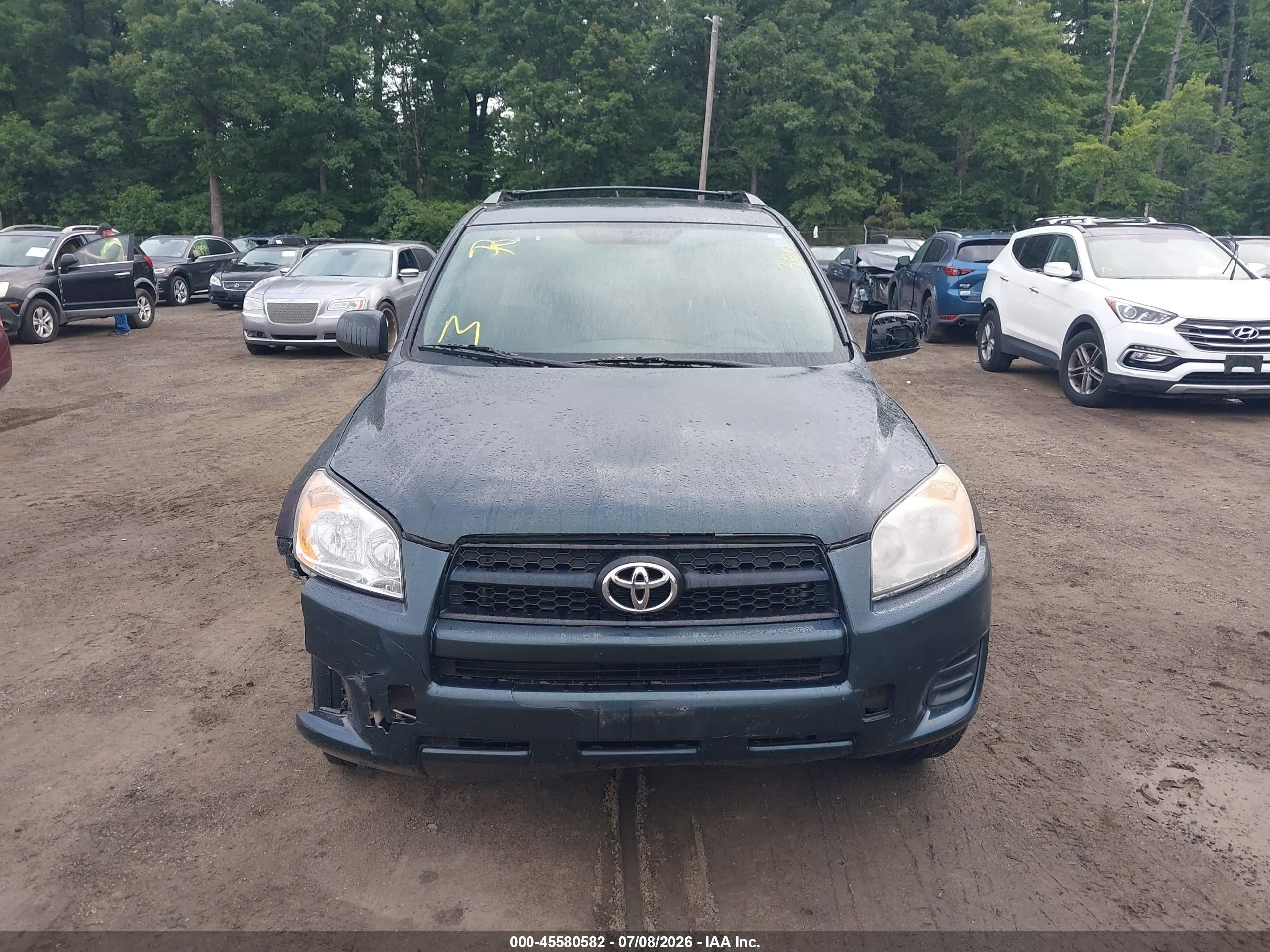 2012 Toyota Rav4   Синий vin: 2T3ZF4DV2CW152817