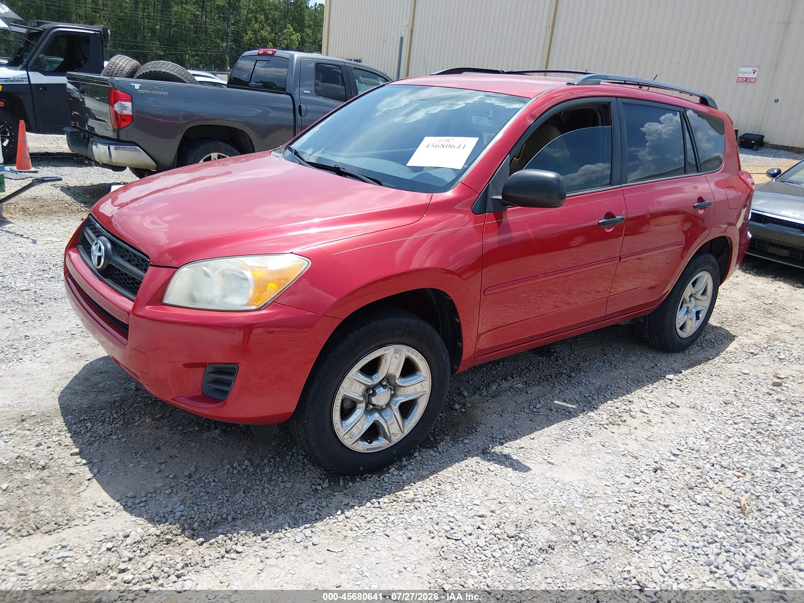 2012 Toyota Rav4   Red vin: 2T3ZF4DV2CW154292