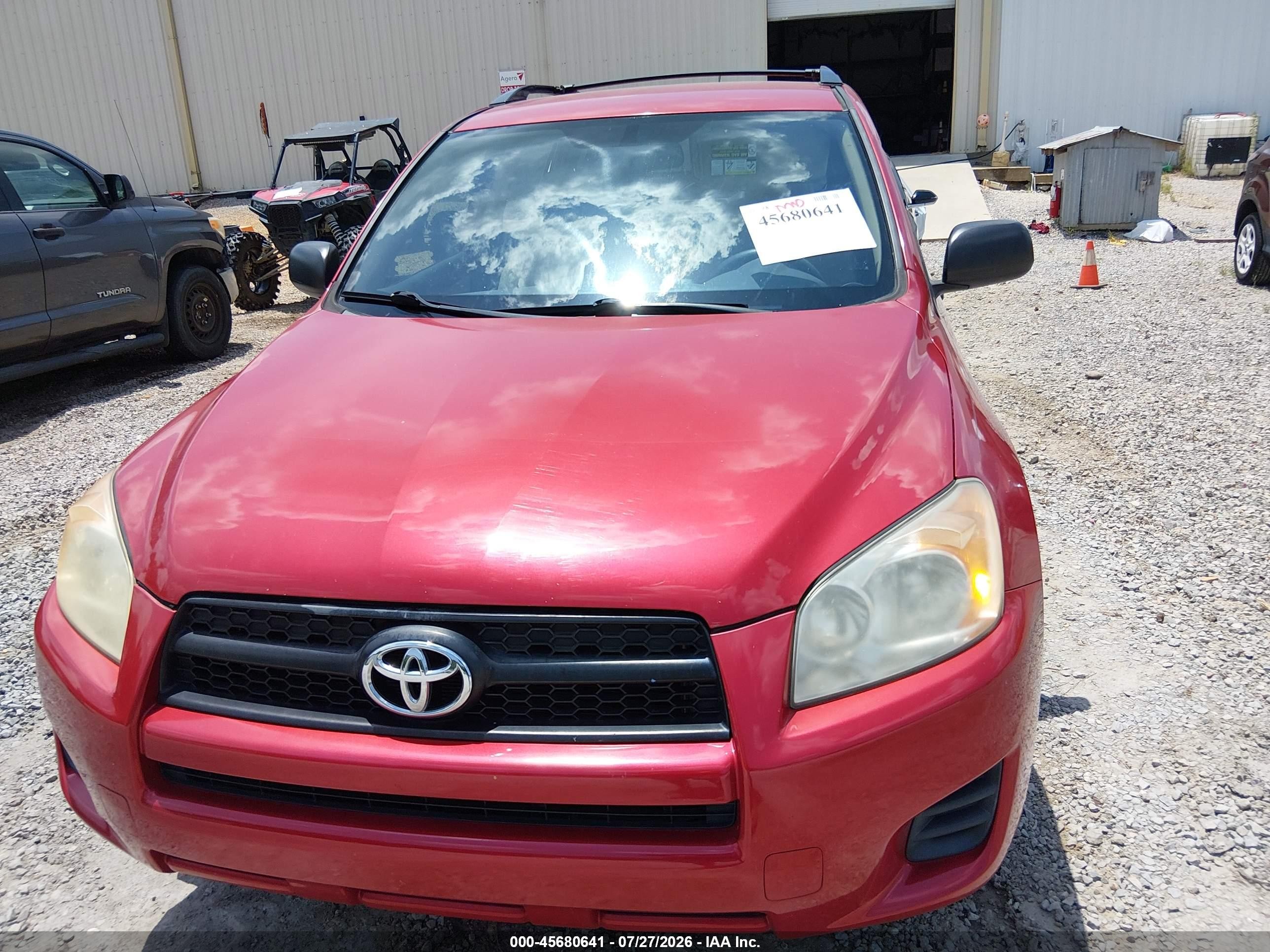 2012 Toyota Rav4   Red vin: 2T3ZF4DV2CW154292