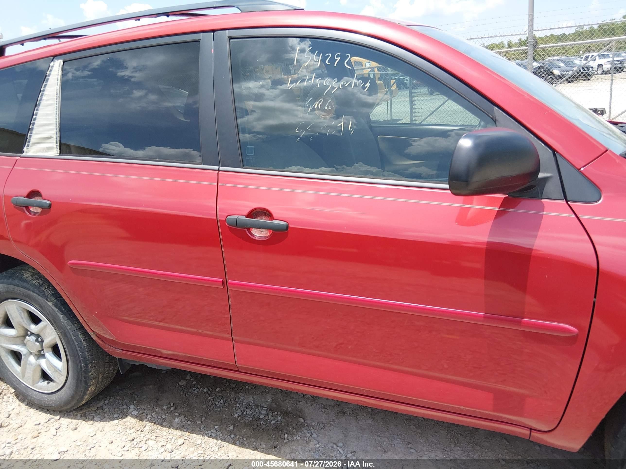 2012 Toyota Rav4   Red vin: 2T3ZF4DV2CW154292