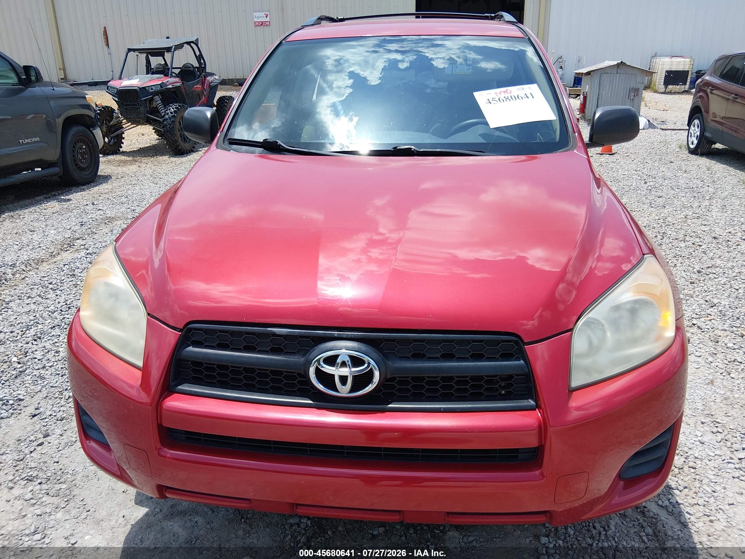 2012 Toyota Rav4   Red vin: 2T3ZF4DV2CW154292
