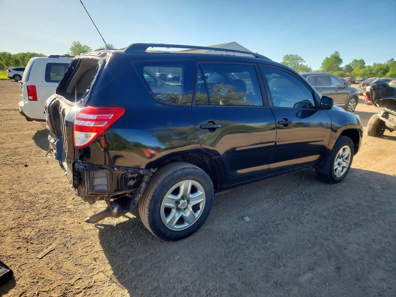 2010 Toyota Rav4 Base Black vin: 2T3ZF4DV3AW037737