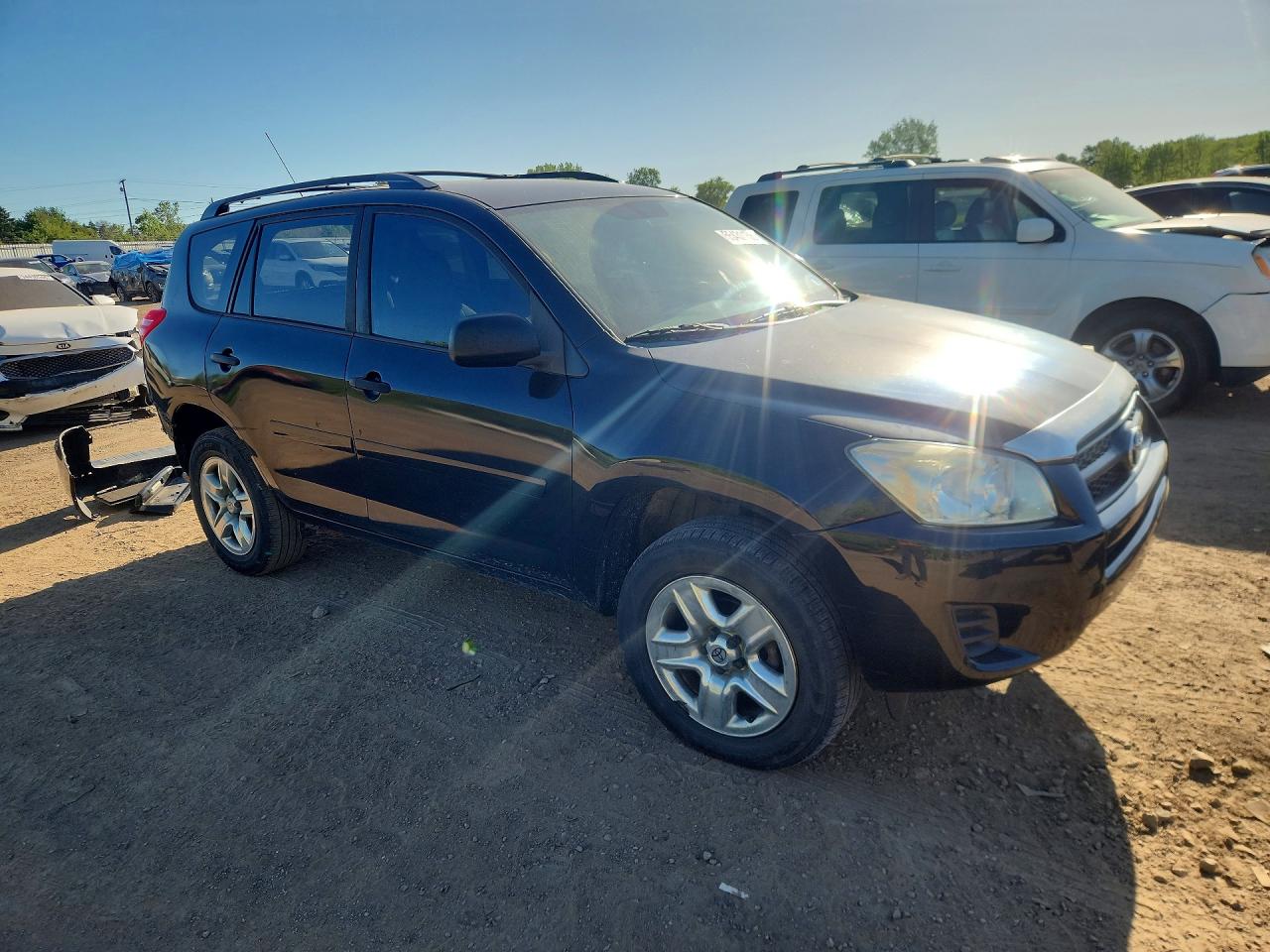 2010 Toyota Rav4 Base Black vin: 2T3ZF4DV3AW037737