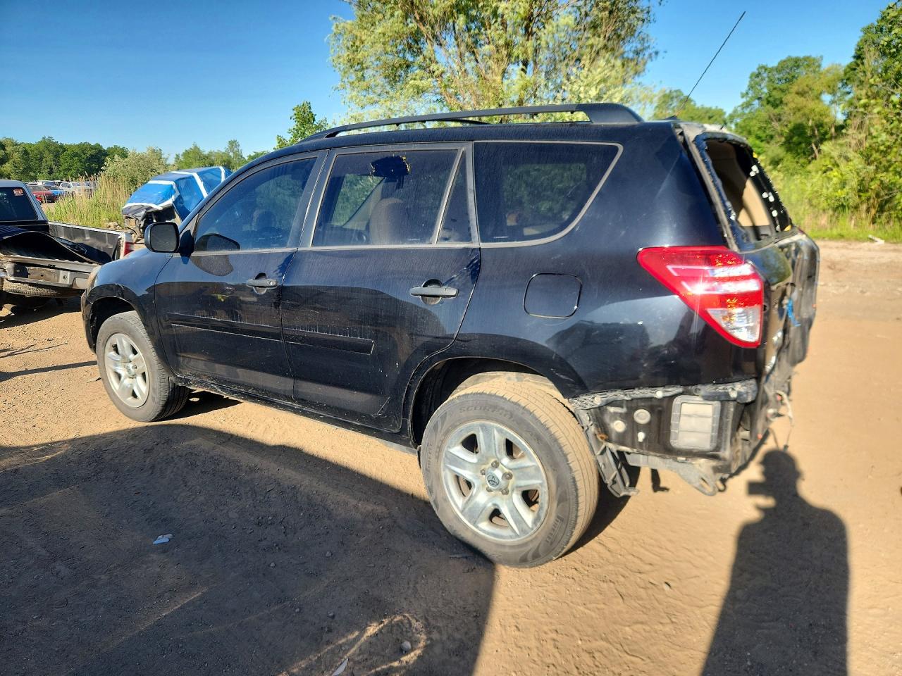 2010 Toyota Rav4 Base Black vin: 2T3ZF4DV3AW037737