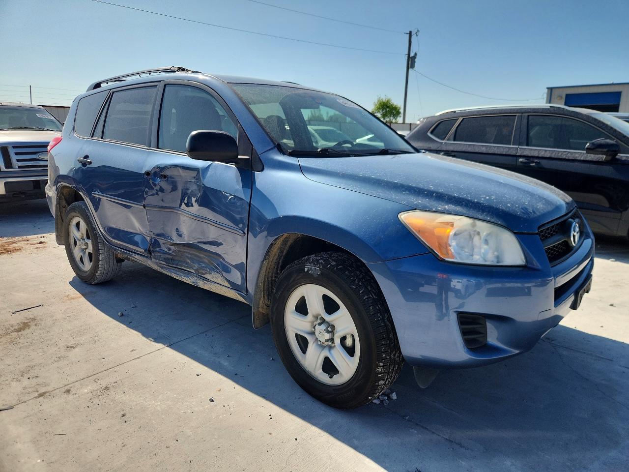 2010 Toyota Rav4 Base Blue vin: 2T3ZF4DV3AW047023