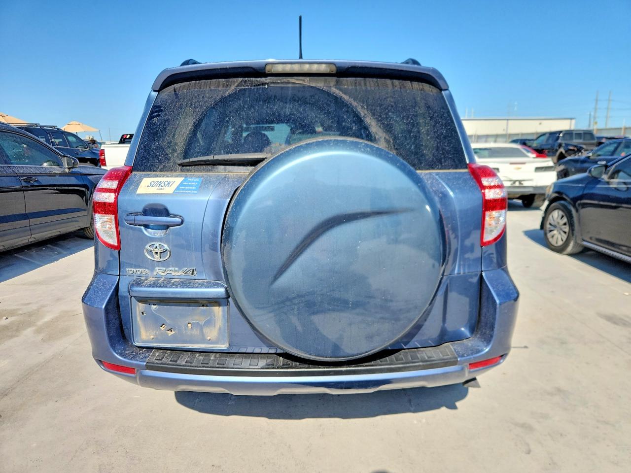 2010 Toyota Rav4 Base Blue vin: 2T3ZF4DV3AW047023