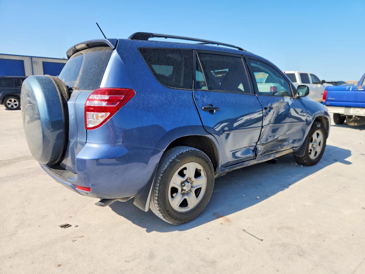 2010 Toyota Rav4 Base Blue vin: 2T3ZF4DV3AW047023