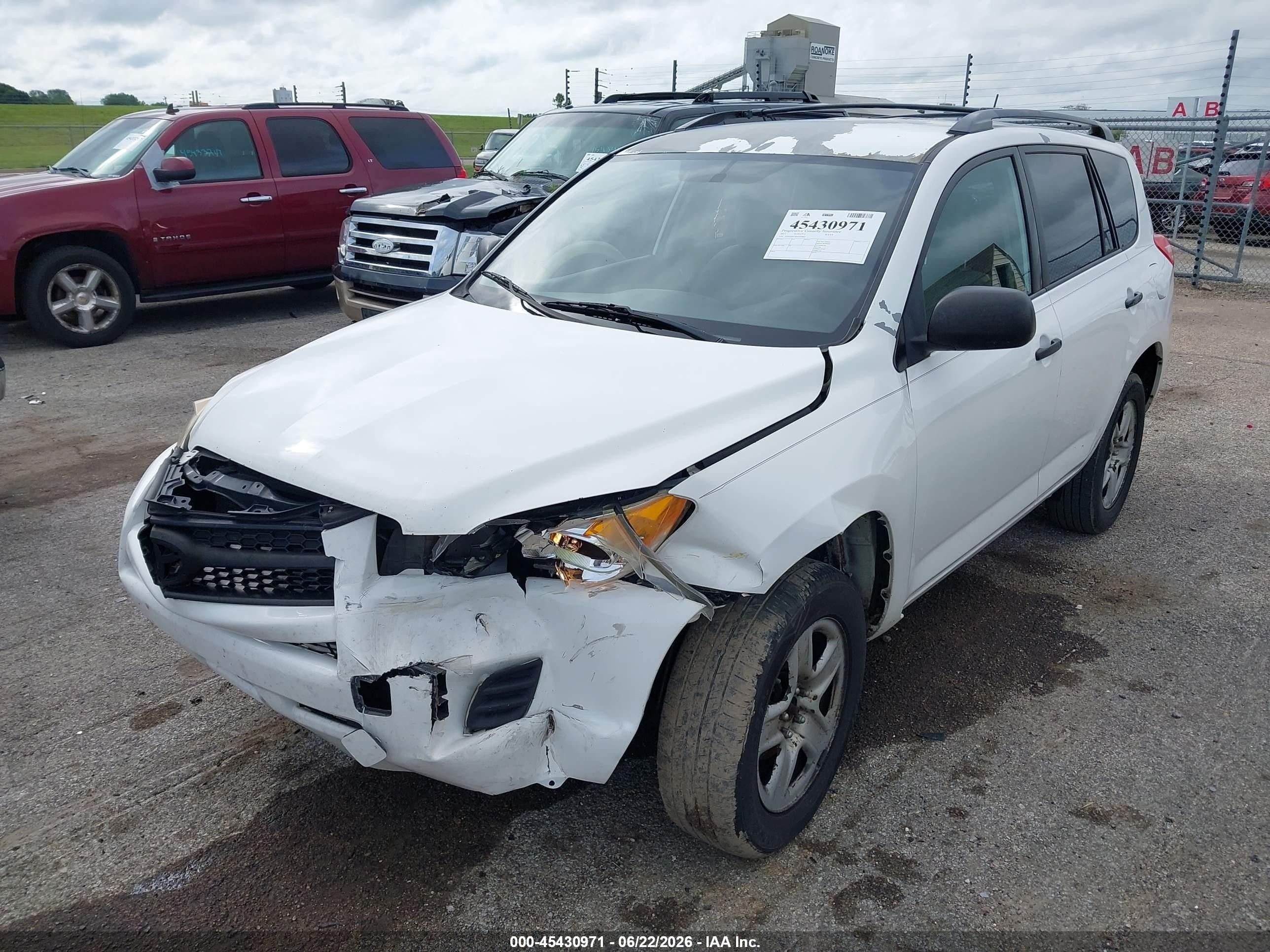 2011 Toyota Rav4 White vin: 2T3ZF4DV3BW054085