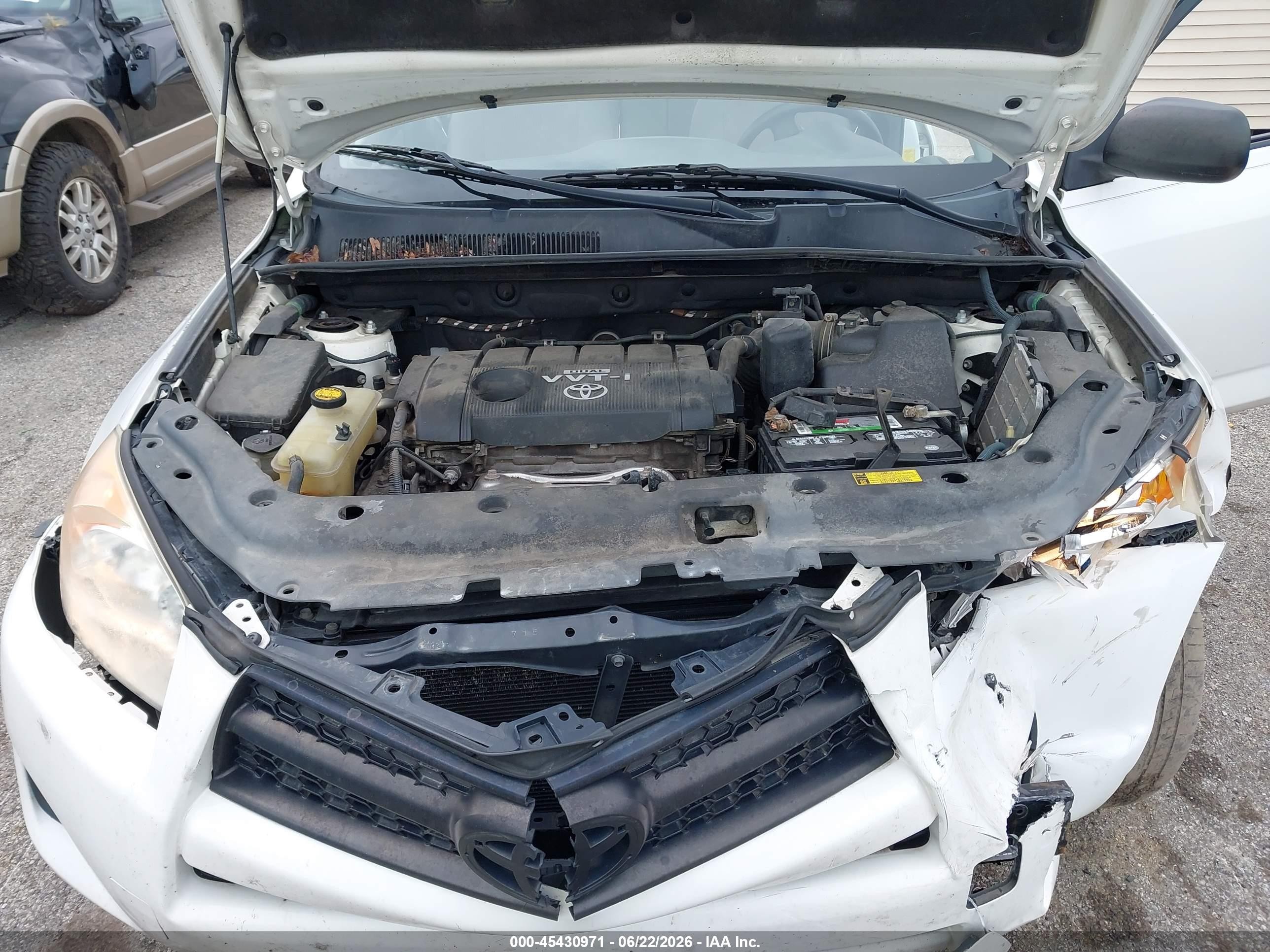2011 Toyota Rav4 White vin: 2T3ZF4DV3BW054085