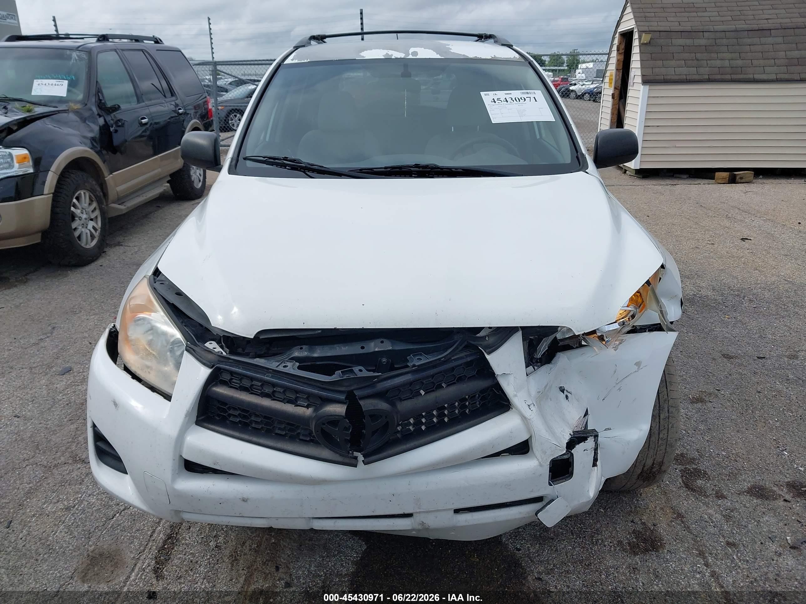 2011 Toyota Rav4 White vin: 2T3ZF4DV3BW054085